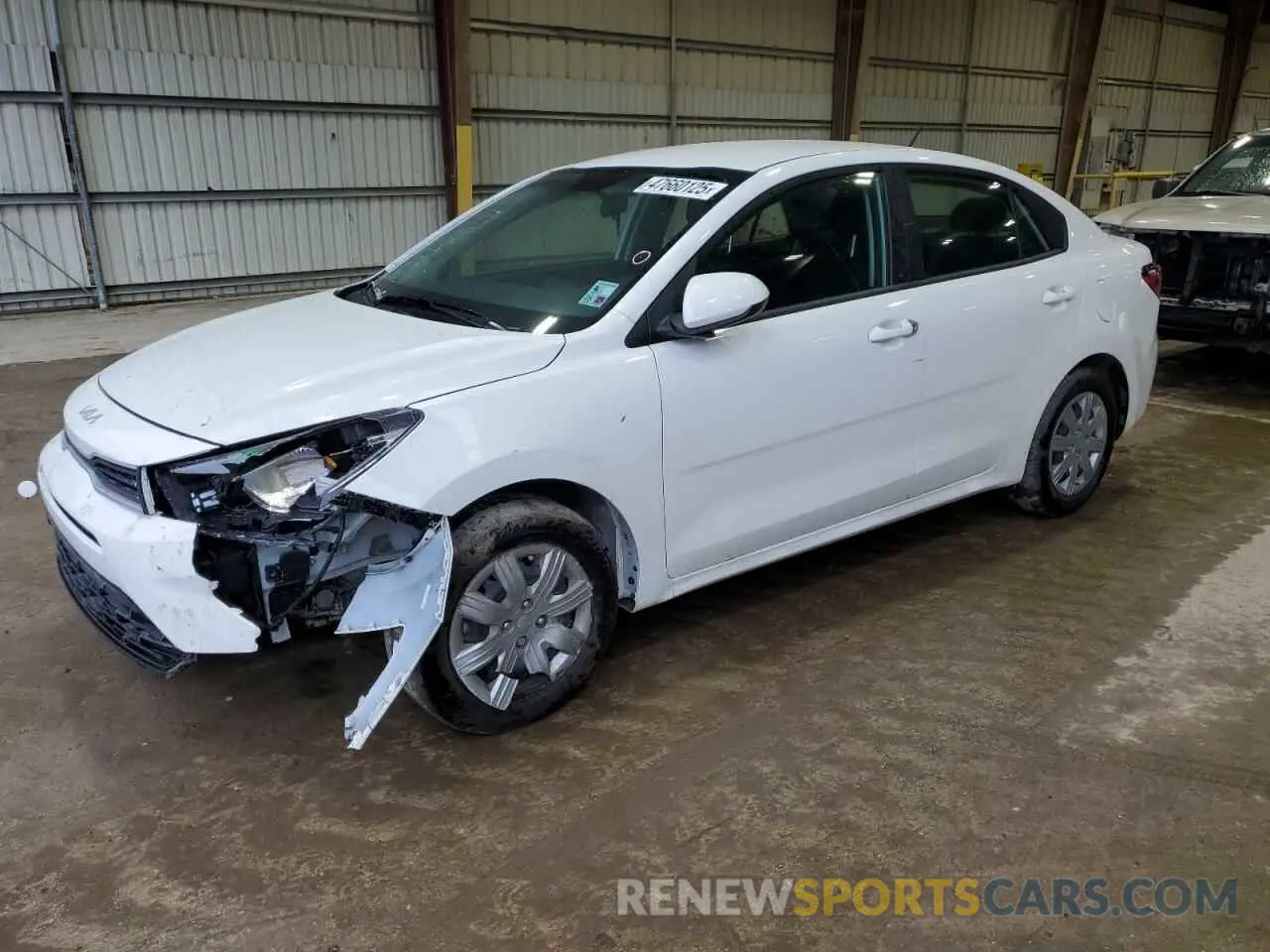 1 Photograph of a damaged car 3KPA24ADXPE615843 KIA RIO 2023