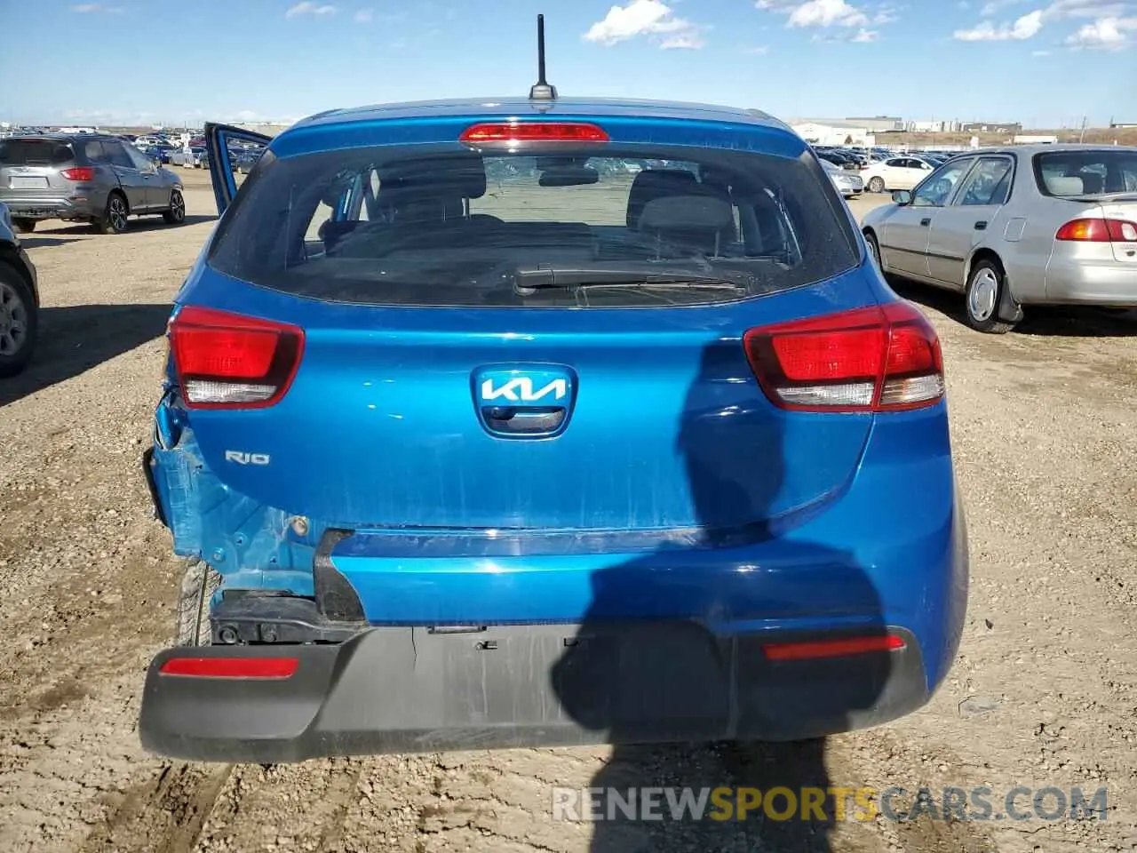 6 Photograph of a damaged car 3KPA25AD5PE586886 KIA RIO 2023