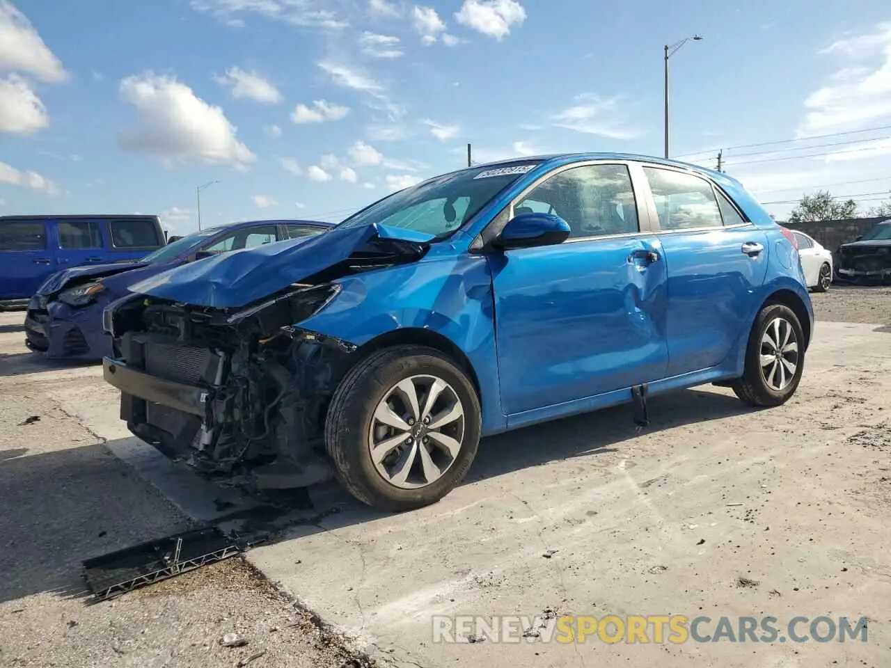 1 Photograph of a damaged car 3KPA25AD9PE548173 KIA RIO 2023