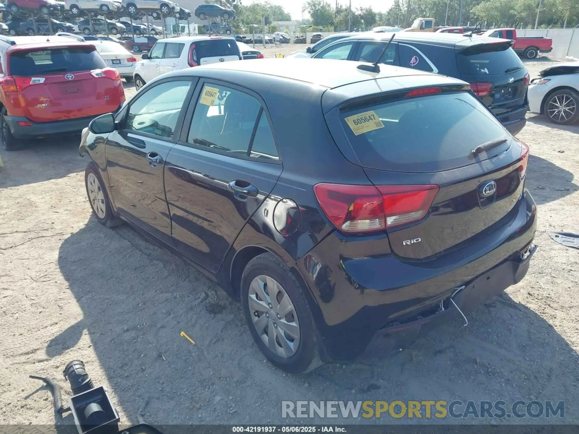 3 Photograph of a damaged car 3KPA25AB6KE176055 KIA RIO 5-DOOR 2019