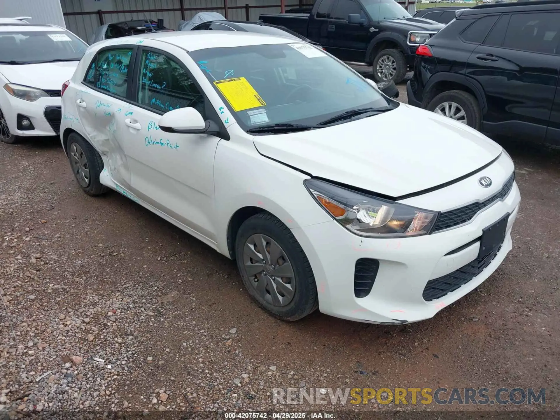 1 Photograph of a damaged car 3KPA25AD0LE277224 KIA RIO 5-DOOR 2020