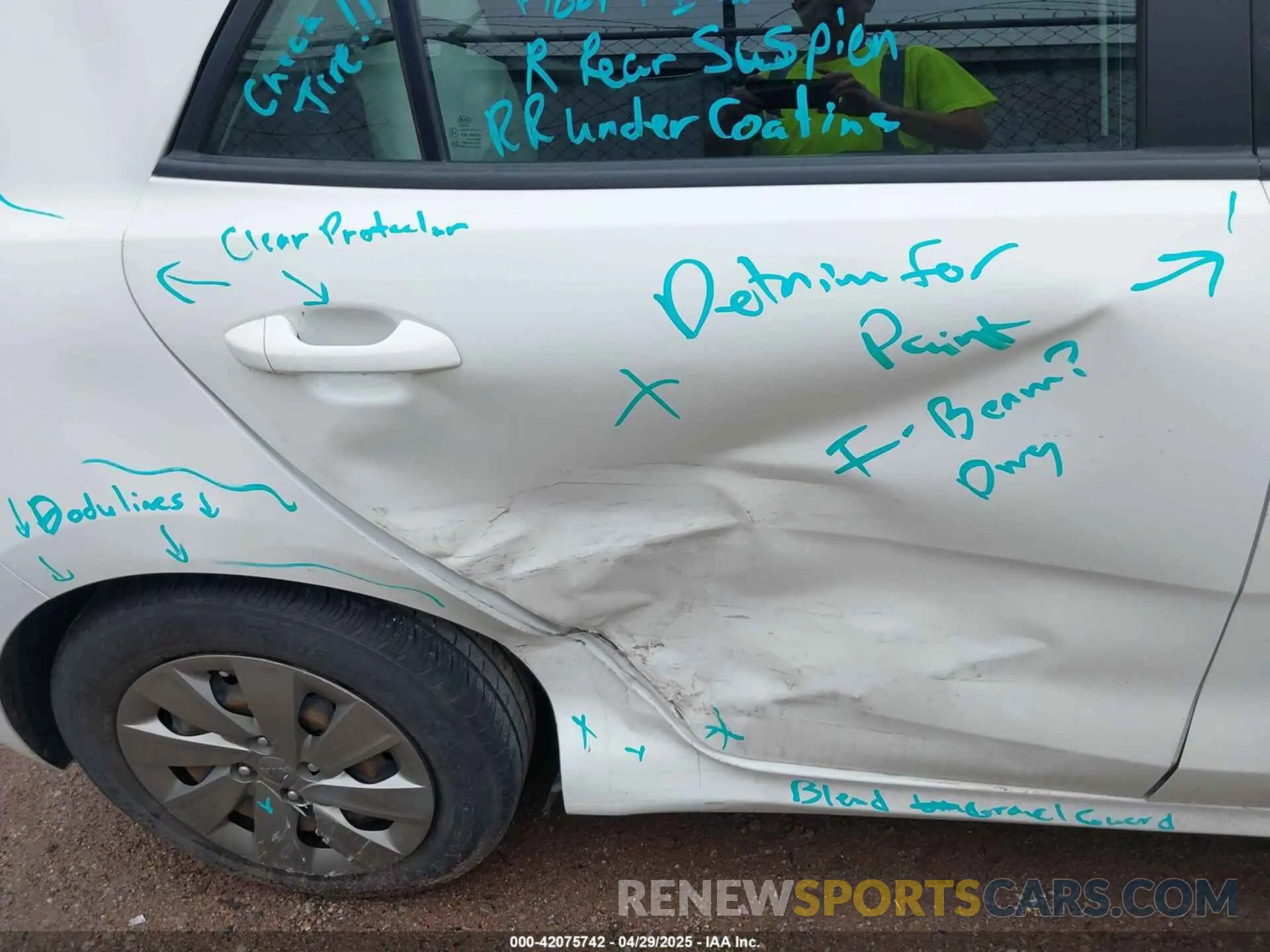 6 Photograph of a damaged car 3KPA25AD0LE277224 KIA RIO 5-DOOR 2020