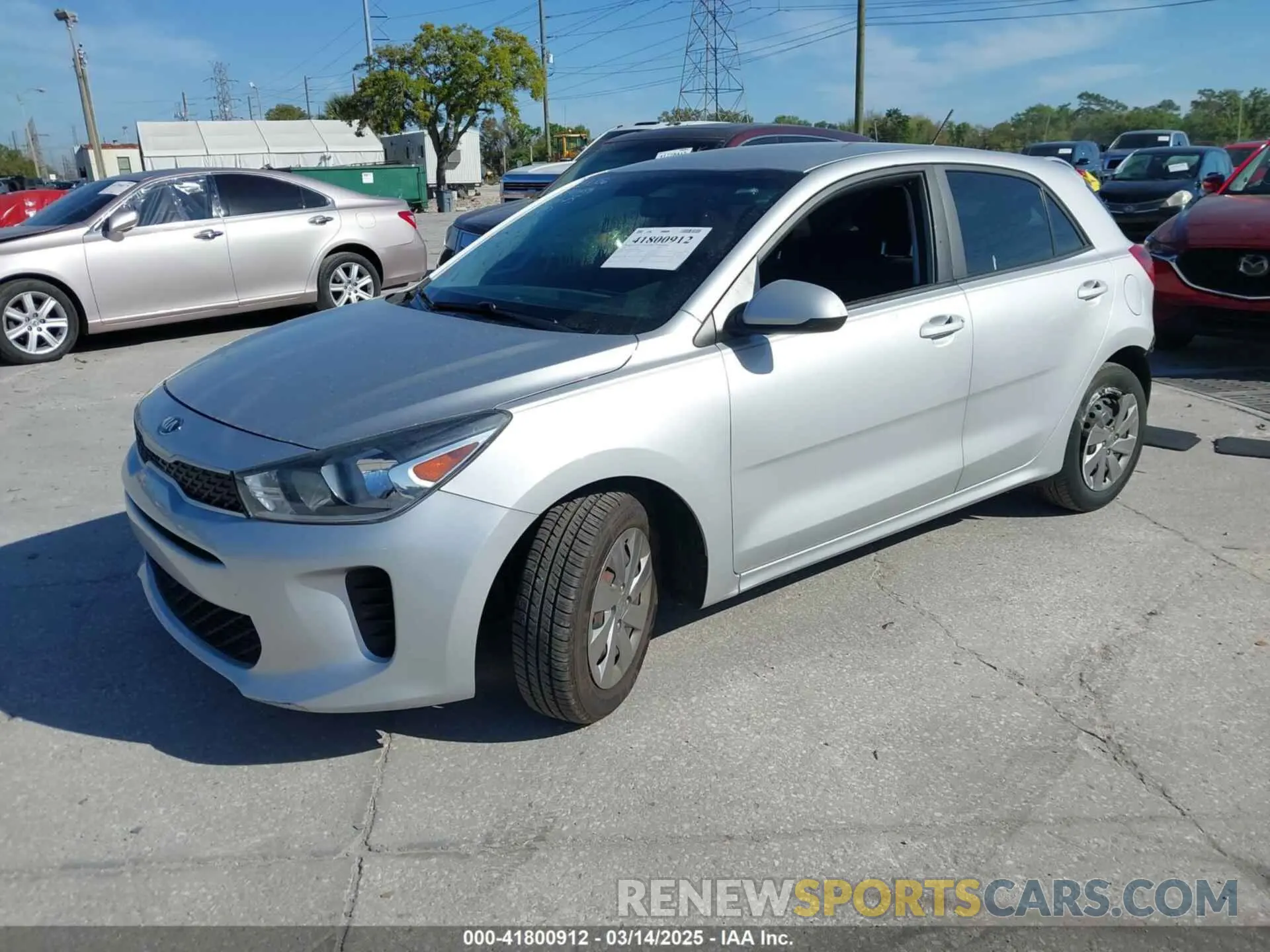 2 Photograph of a damaged car 3KPA25AD4LE309303 KIA RIO 5-DOOR 2020