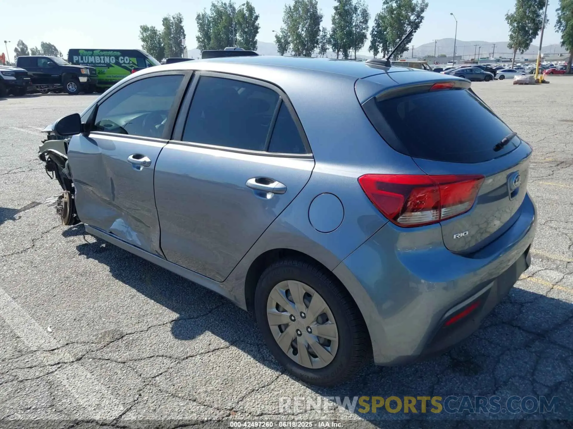 3 Photograph of a damaged car 3KPA25AD6LE295579 KIA RIO 5-DOOR 2020