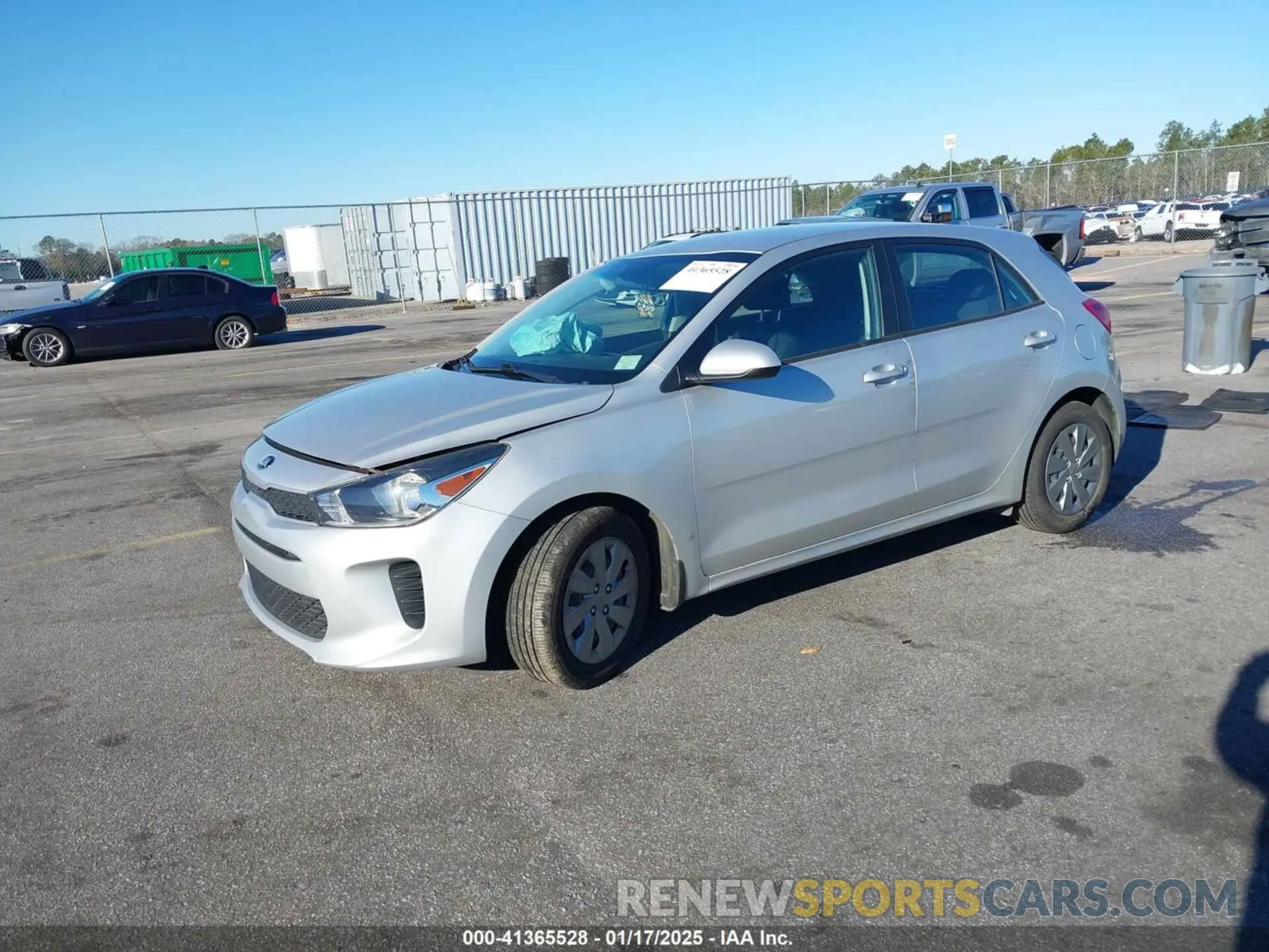 2 Photograph of a damaged car 3KPA25AD7LE348113 KIA RIO 5-DOOR 2020