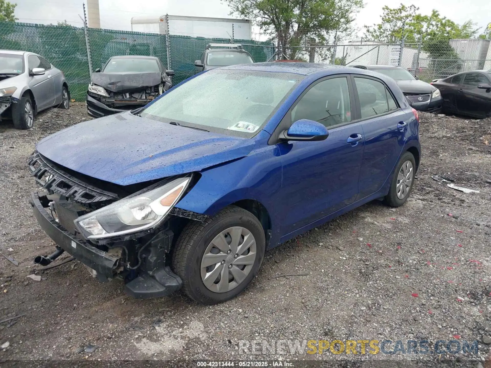 2 Photograph of a damaged car 3KPA25AD8LE329182 KIA RIO 5-DOOR 2020
