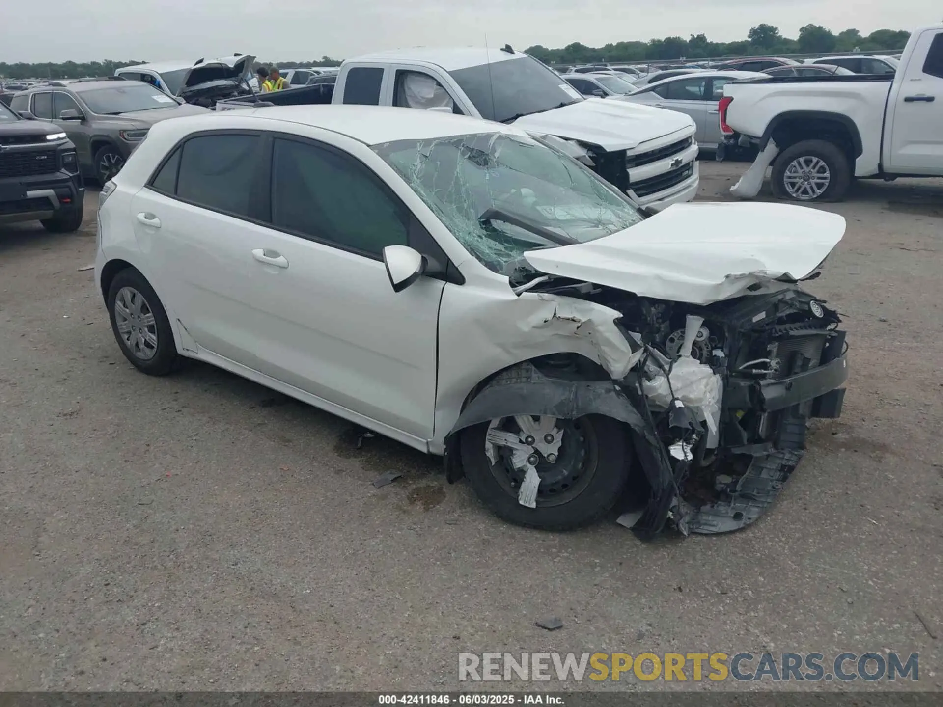 1 Photograph of a damaged car 3KPA25AD4ME377327 KIA RIO 5-DOOR 2021