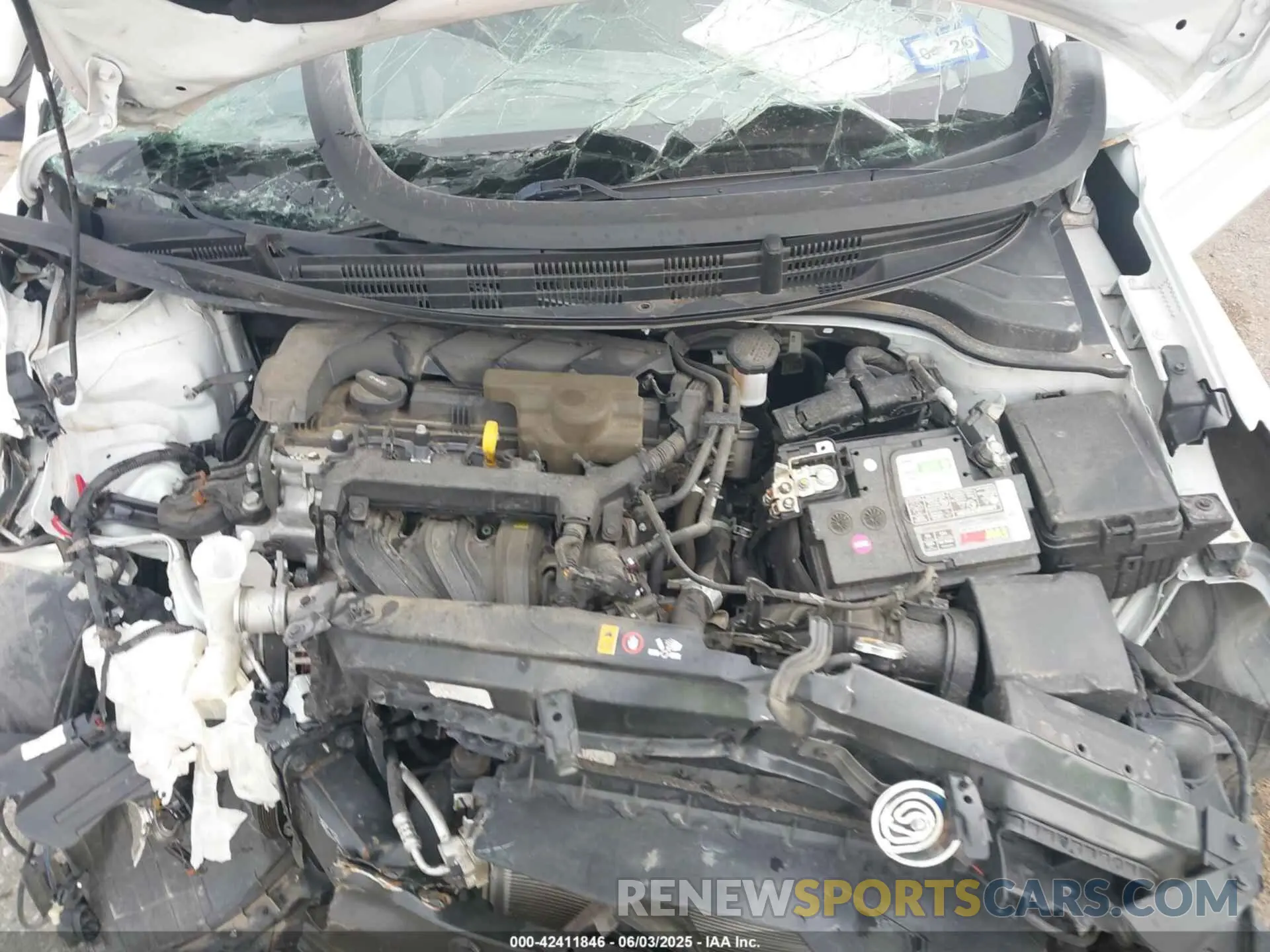 10 Photograph of a damaged car 3KPA25AD4ME377327 KIA RIO 5-DOOR 2021