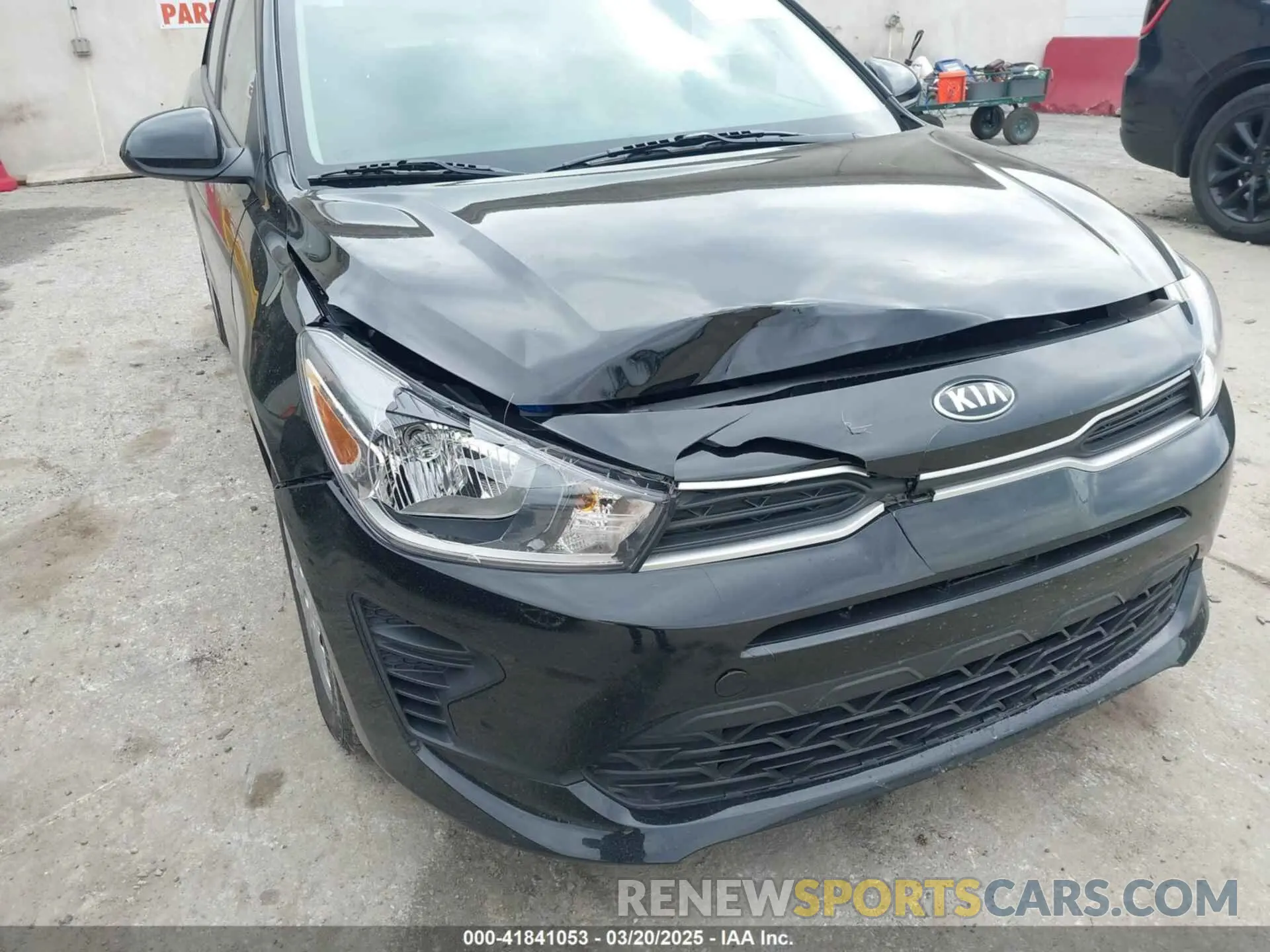 6 Photograph of a damaged car 3KPA25AD4ME417860 KIA RIO 5-DOOR 2021