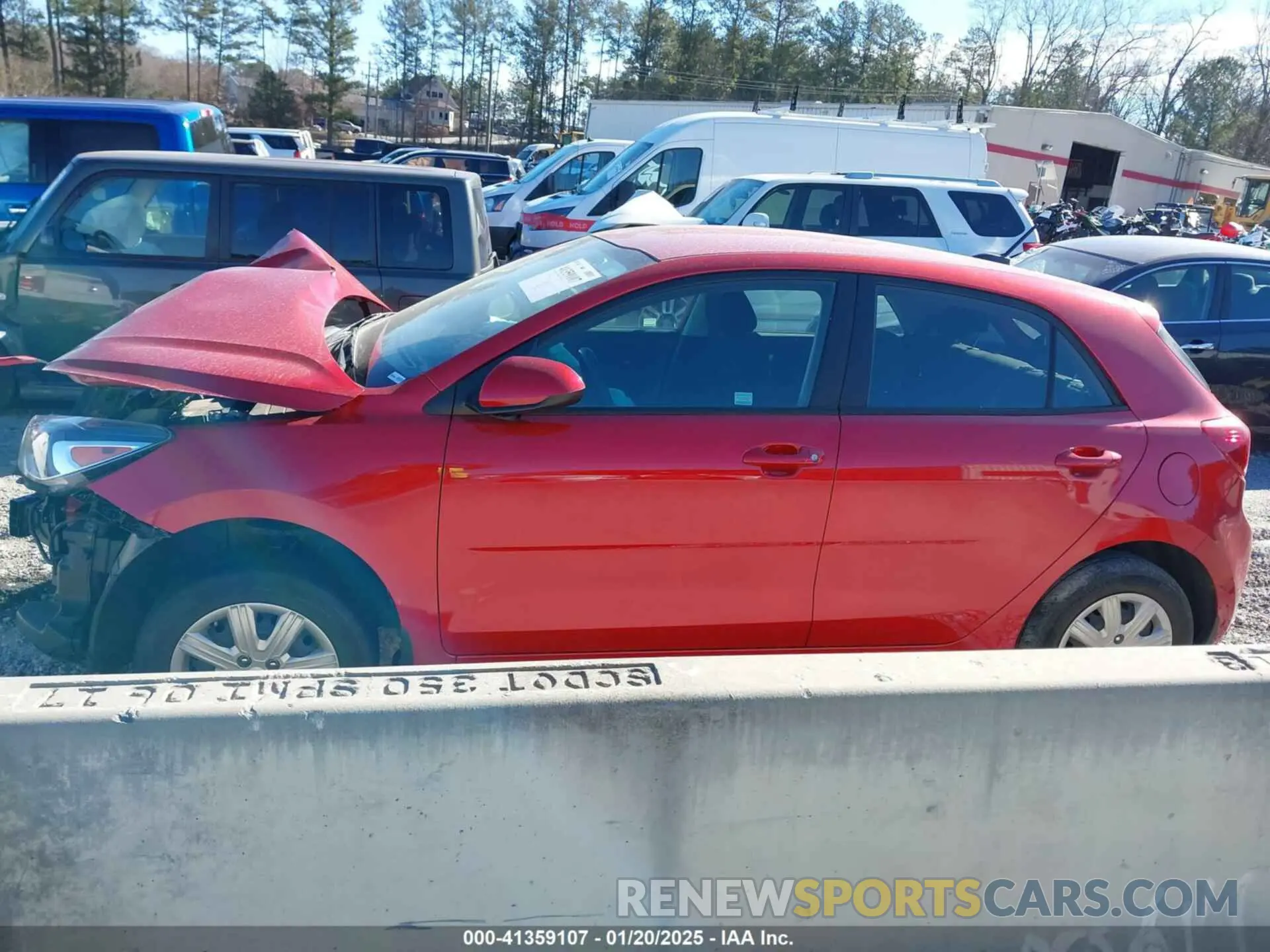 14 Photograph of a damaged car 3KPA25AD5ME388787 KIA RIO 5-DOOR 2021