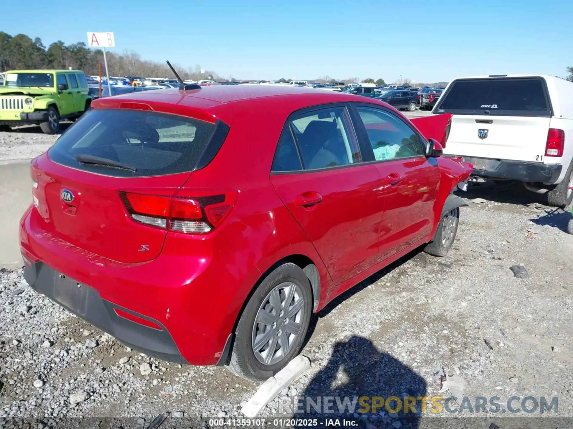 4 Photograph of a damaged car 3KPA25AD5ME388787 KIA RIO 5-DOOR 2021
