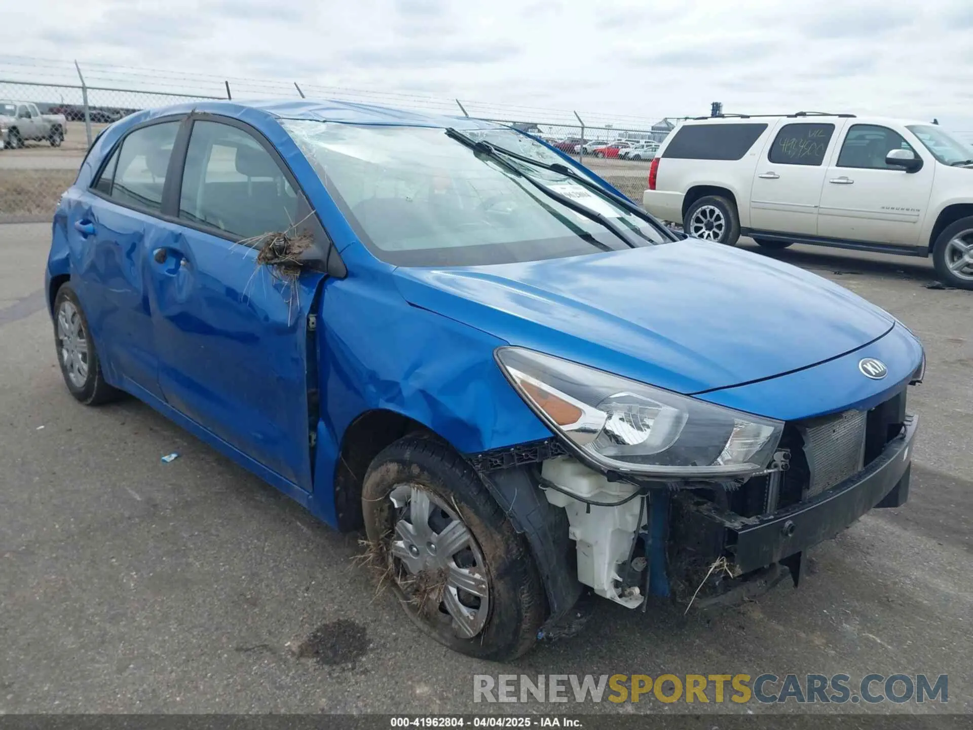 1 Photograph of a damaged car 3KPA25AD6ME402342 KIA RIO 5-DOOR 2021
