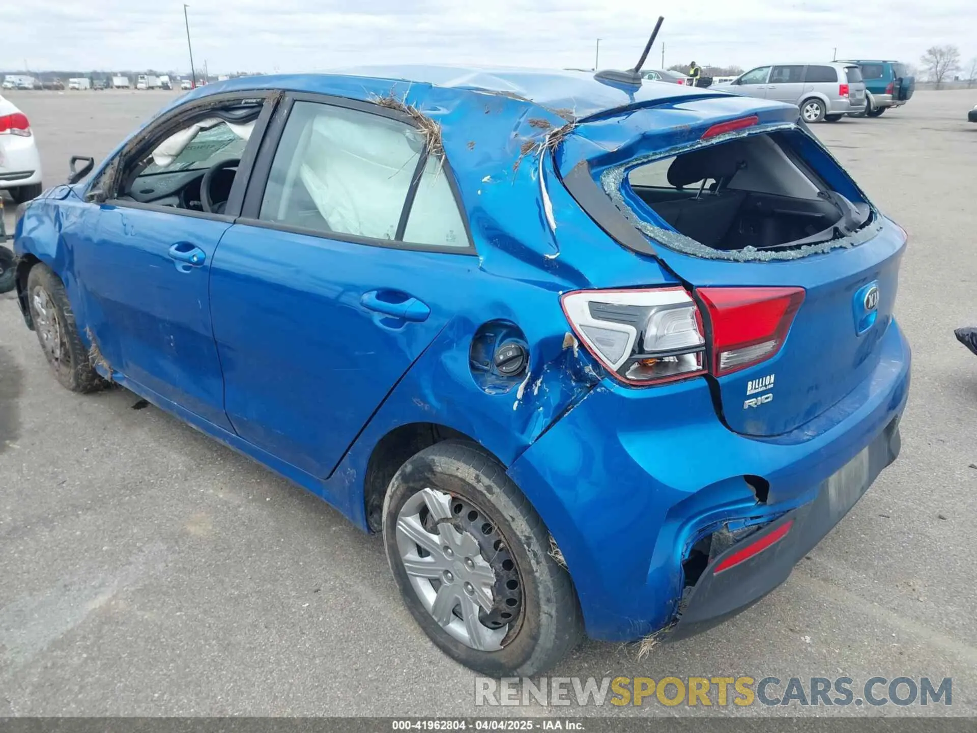 3 Photograph of a damaged car 3KPA25AD6ME402342 KIA RIO 5-DOOR 2021