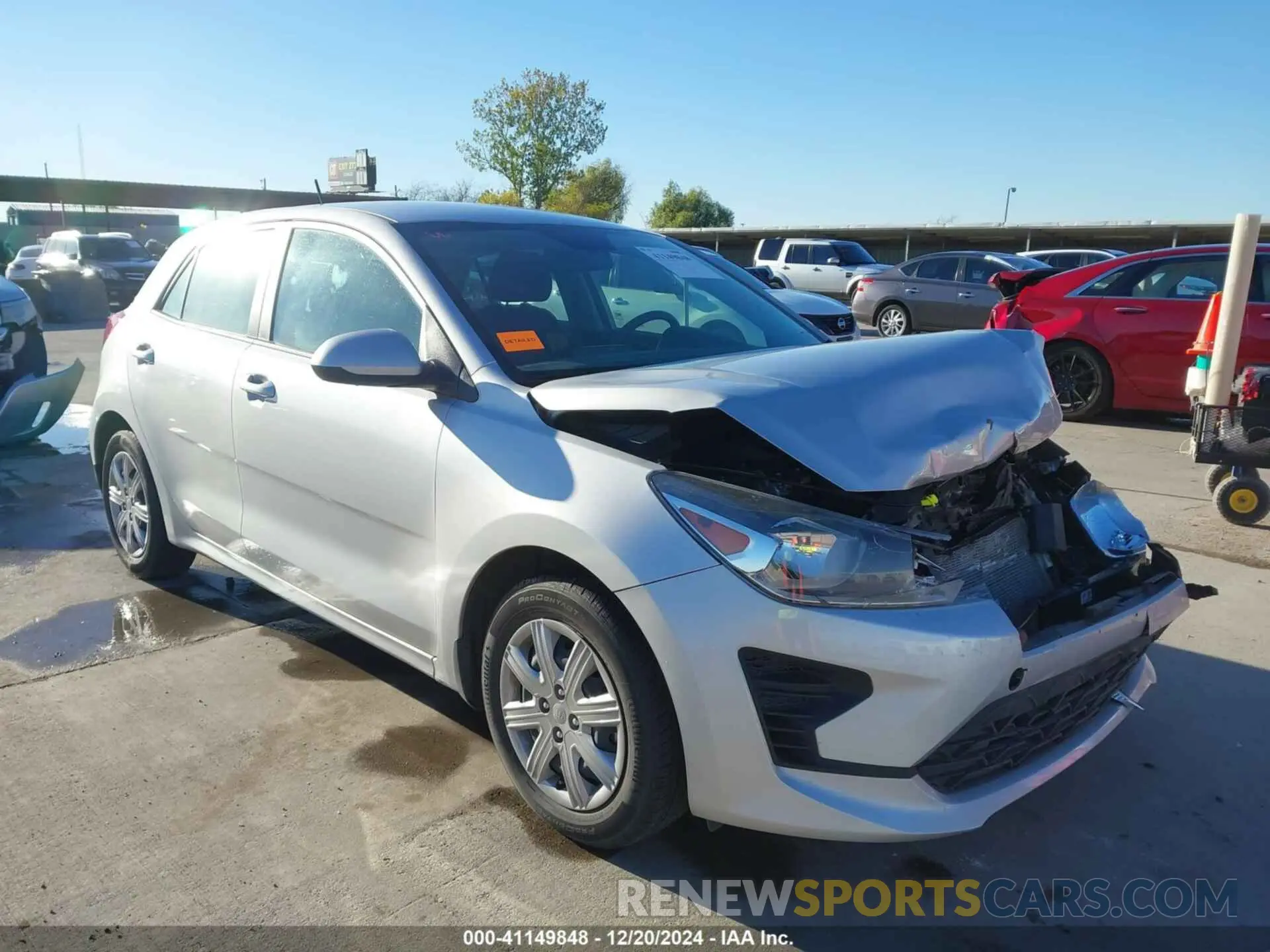1 Photograph of a damaged car 3KPA25AD7ME433289 KIA RIO 5-DOOR 2021