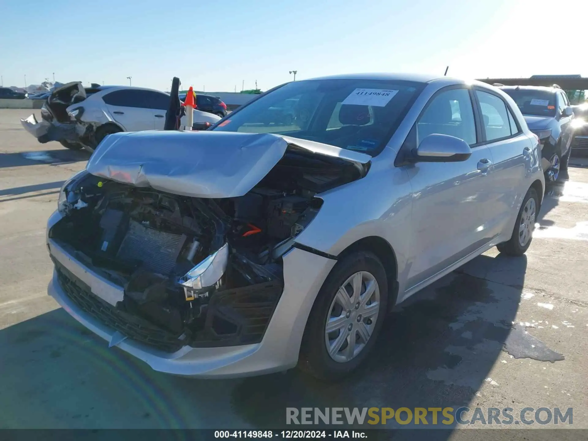 2 Photograph of a damaged car 3KPA25AD7ME433289 KIA RIO 5-DOOR 2021