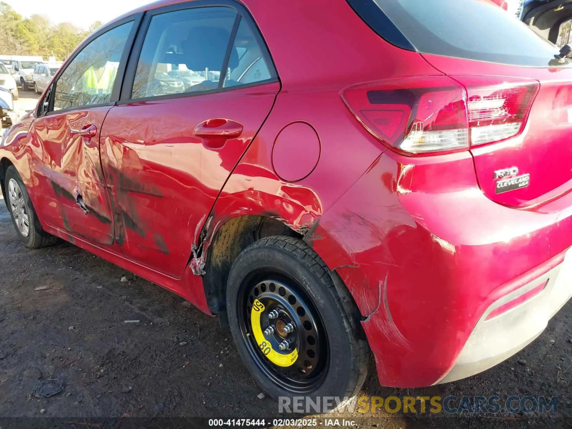6 Photograph of a damaged car 3KPA25ADXME433531 KIA RIO 5-DOOR 2021