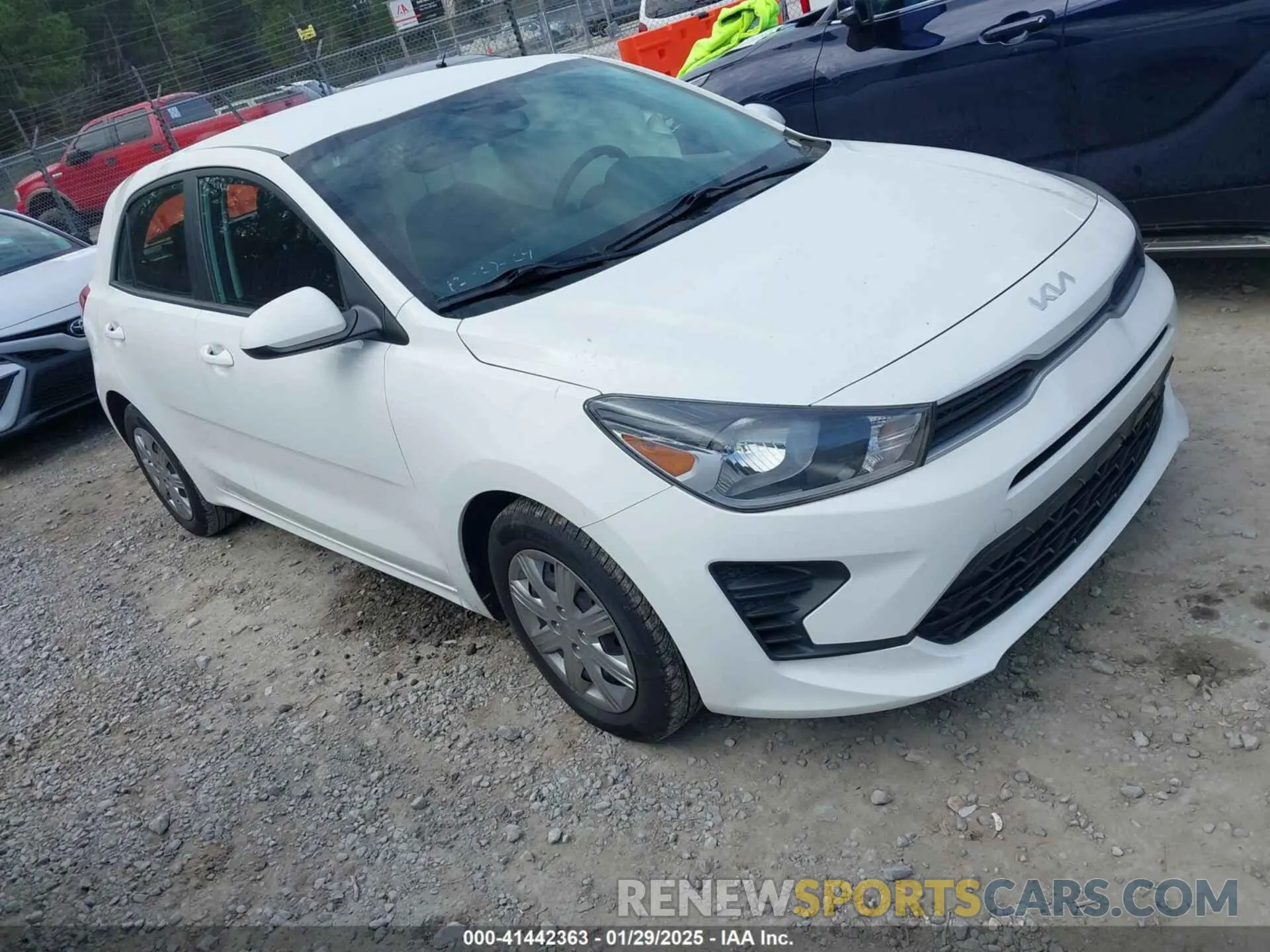 1 Photograph of a damaged car 3KPA25AD5NE457866 KIA RIO 5-DOOR 2022