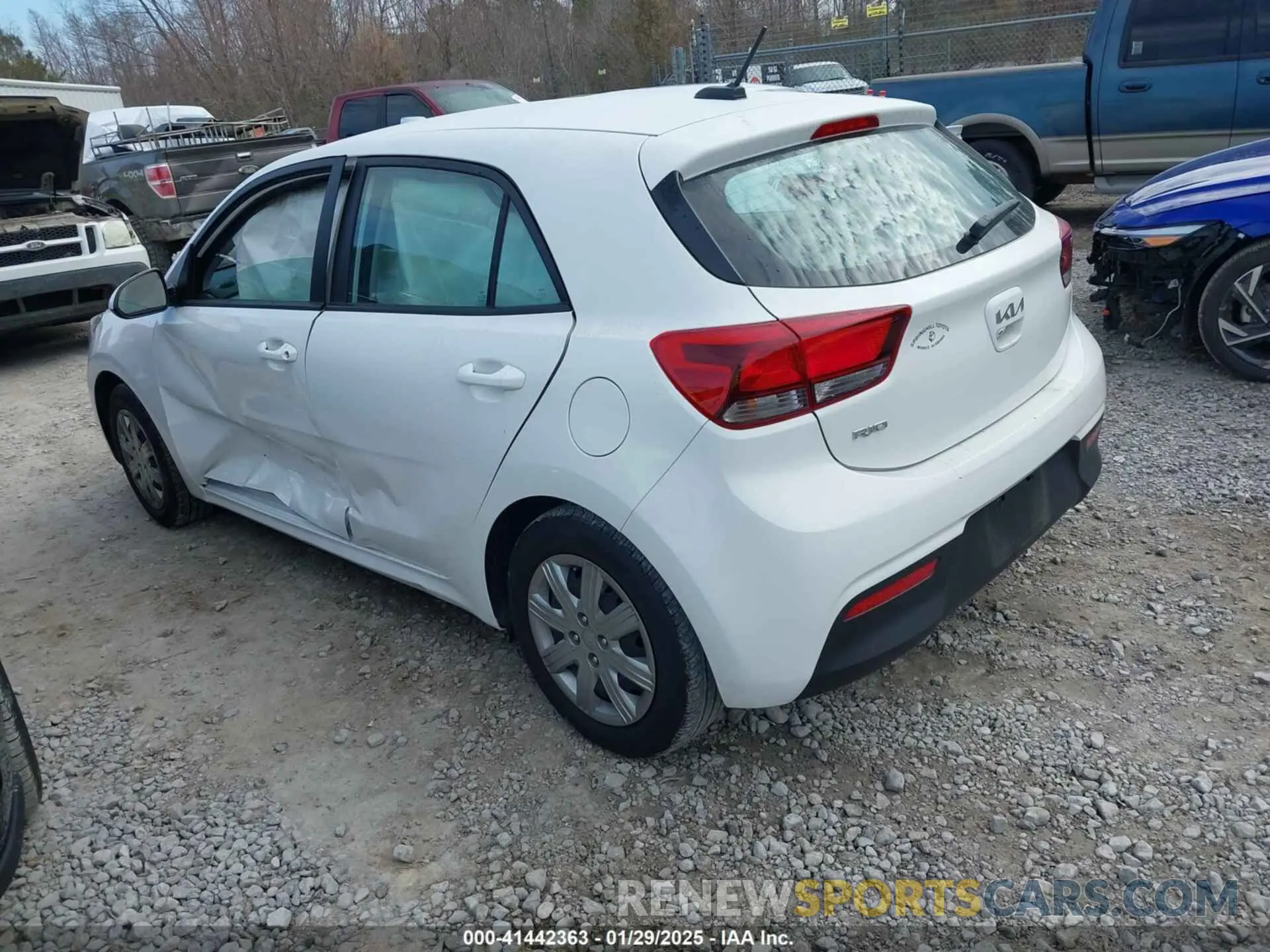 3 Photograph of a damaged car 3KPA25AD5NE457866 KIA RIO 5-DOOR 2022