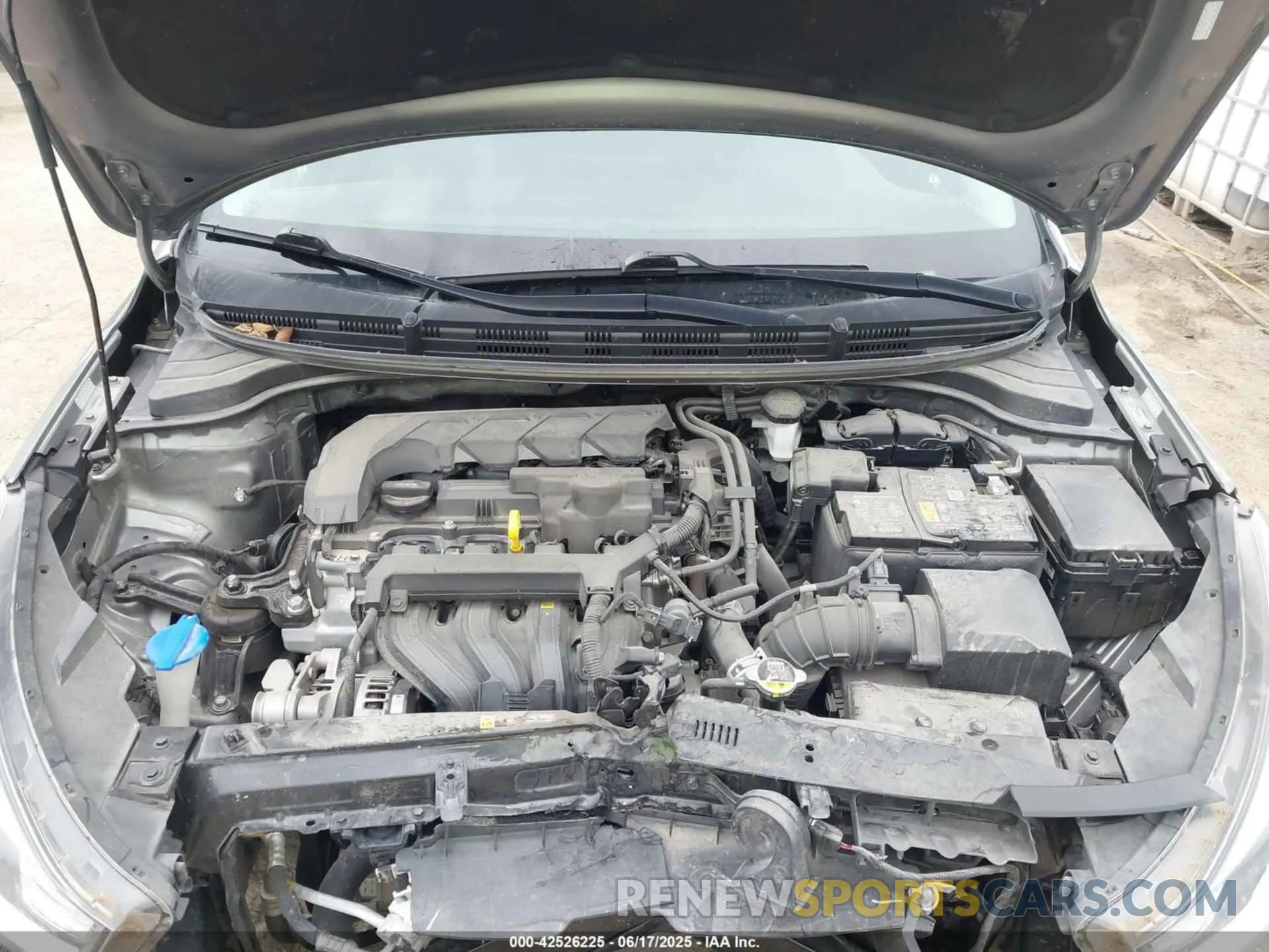 10 Photograph of a damaged car 3KPA25AD5NE479950 KIA RIO 5-DOOR 2022