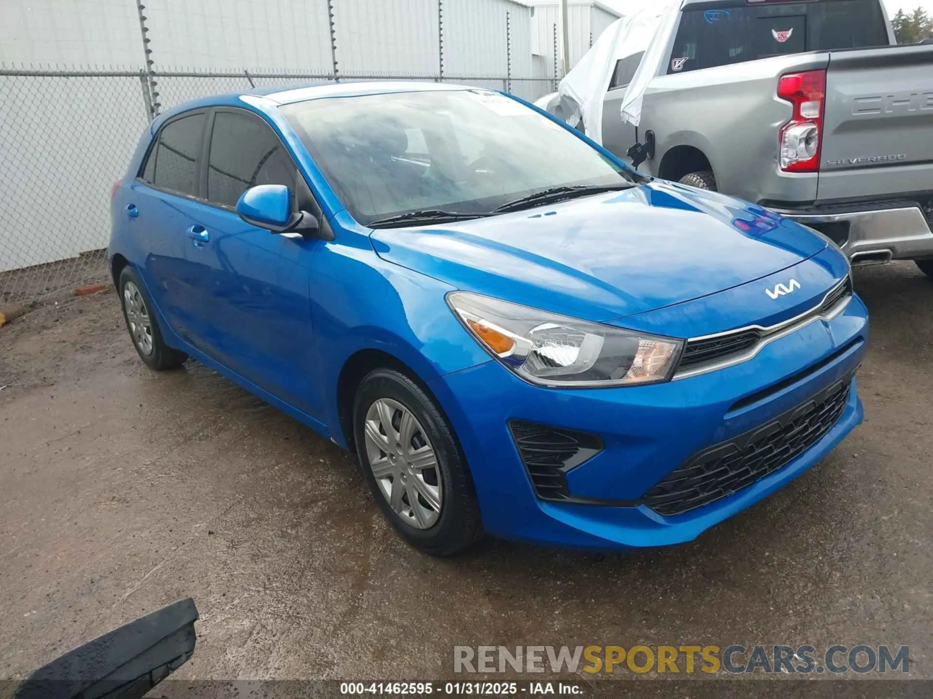1 Photograph of a damaged car 3KPA25AD5NE481956 KIA RIO 5-DOOR 2022