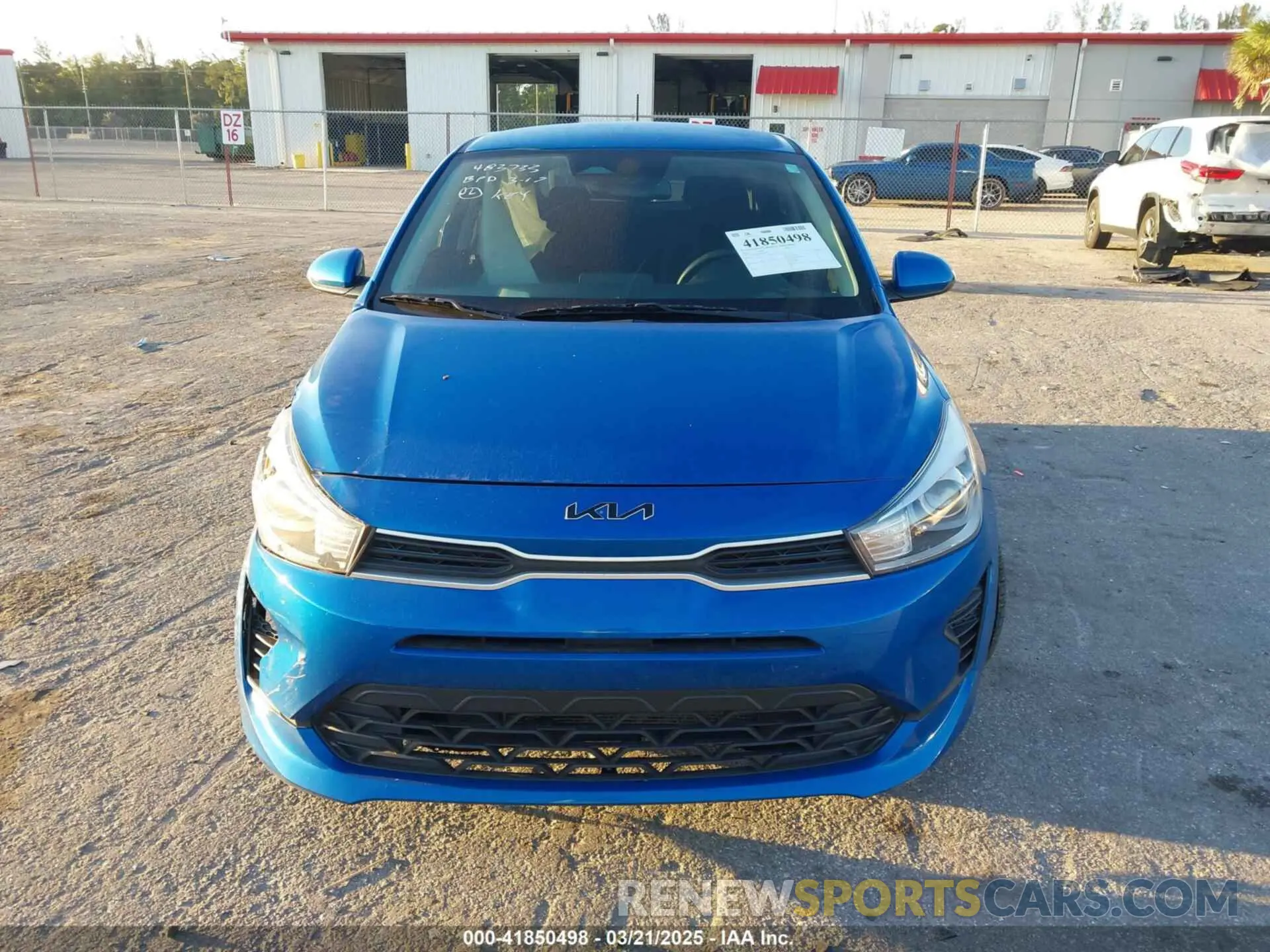 12 Photograph of a damaged car 3KPA25AD6NE483733 KIA RIO 5-DOOR 2022