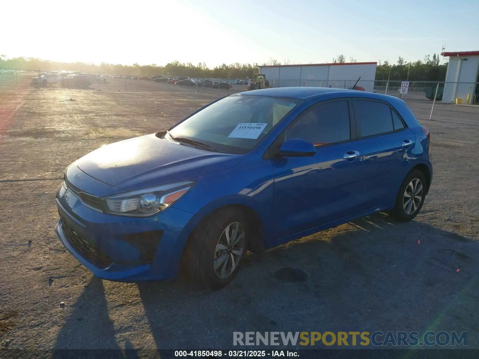 2 Photograph of a damaged car 3KPA25AD6NE483733 KIA RIO 5-DOOR 2022