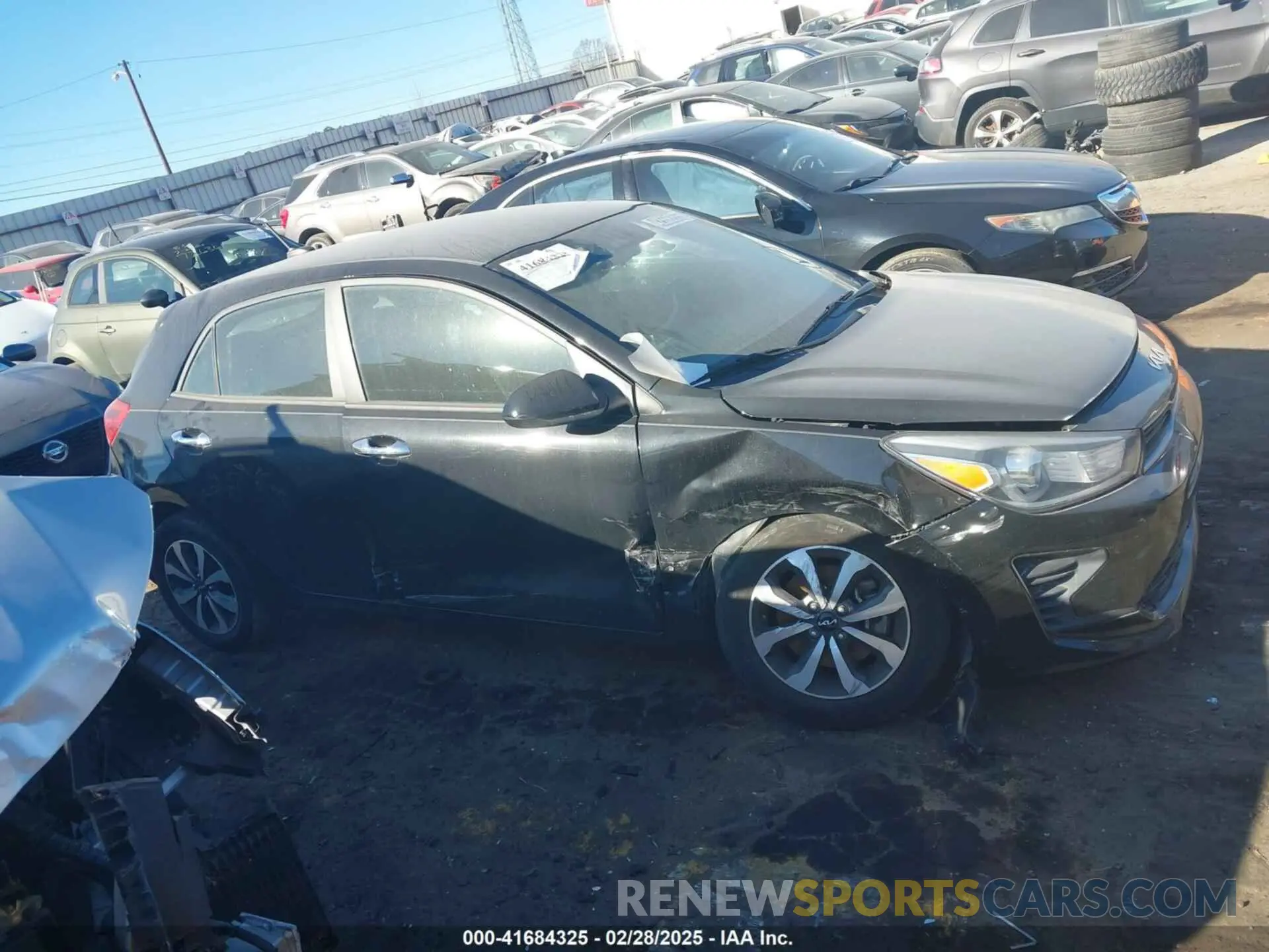 13 Photograph of a damaged car 3KPA25AD8NE443590 KIA RIO 5-DOOR 2022