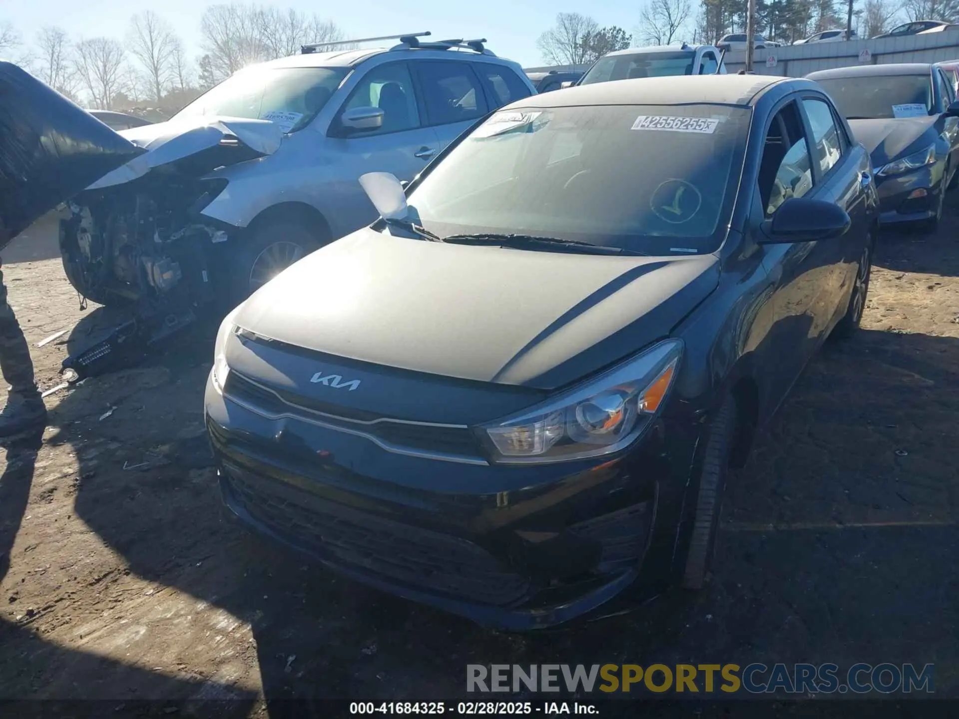 2 Photograph of a damaged car 3KPA25AD8NE443590 KIA RIO 5-DOOR 2022