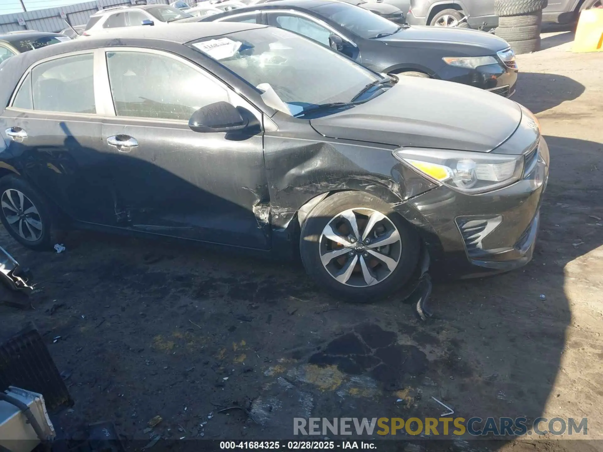 6 Photograph of a damaged car 3KPA25AD8NE443590 KIA RIO 5-DOOR 2022