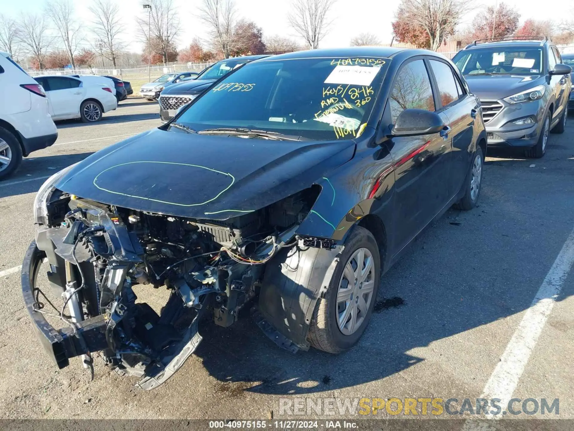 2 Photograph of a damaged car 3KPA25AD0PE622063 KIA RIO 5-DOOR 2023