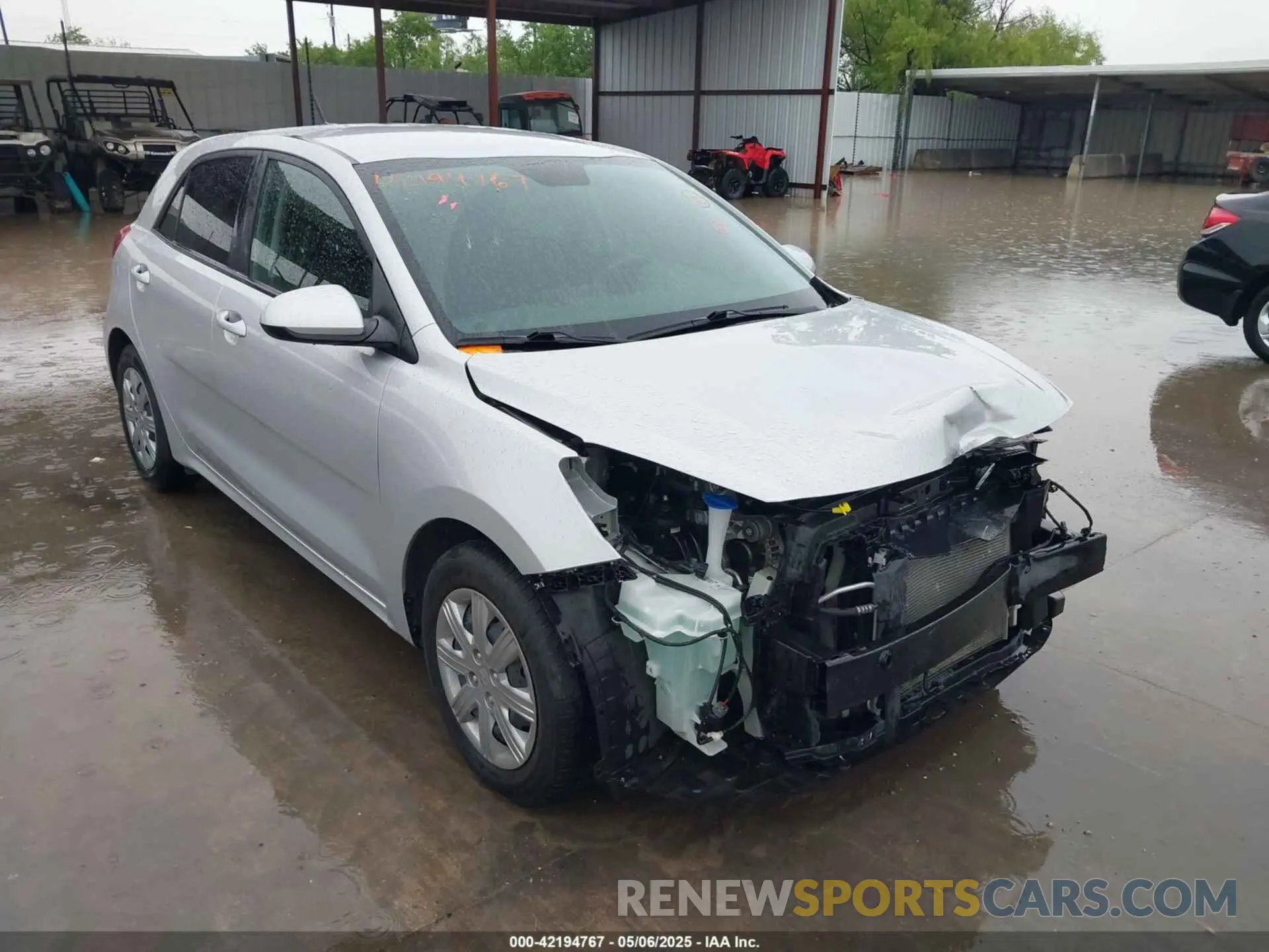 1 Photograph of a damaged car 3KPA25AD3PE529800 KIA RIO 5-DOOR 2023