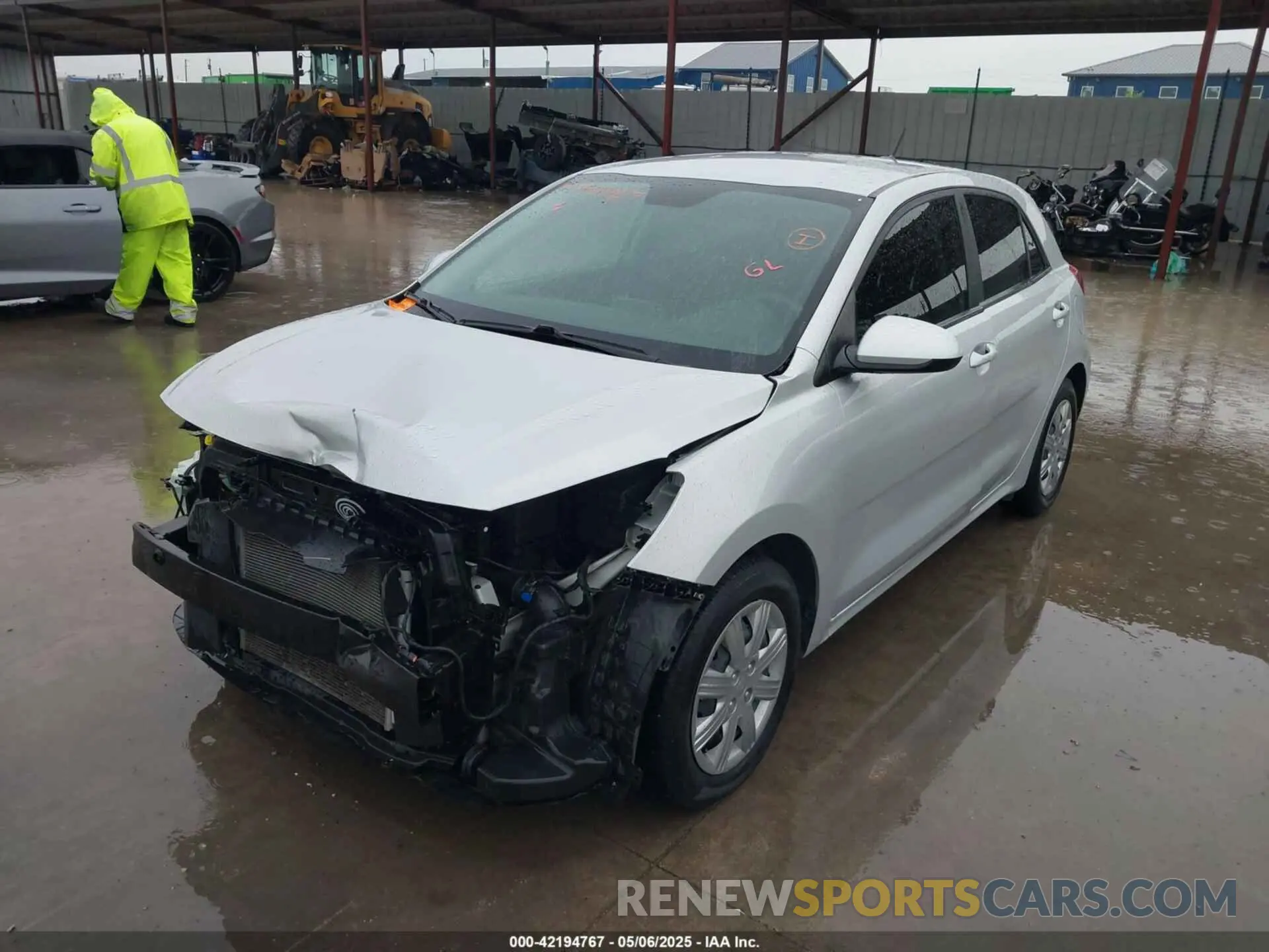 2 Photograph of a damaged car 3KPA25AD3PE529800 KIA RIO 5-DOOR 2023