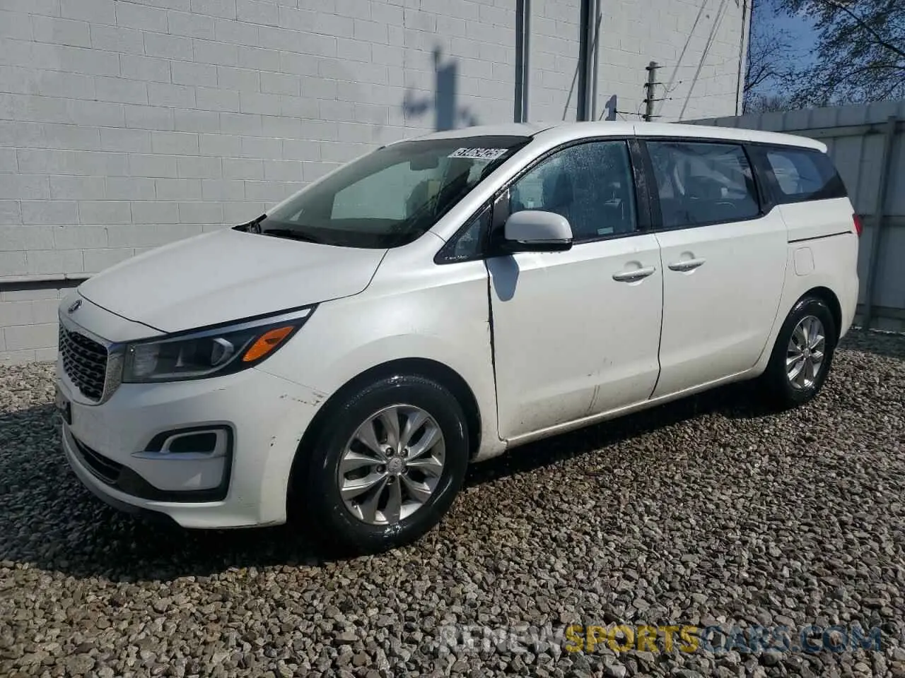 1 Photograph of a damaged car KNDMA5C11K6522328 KIA SEDONA 2019