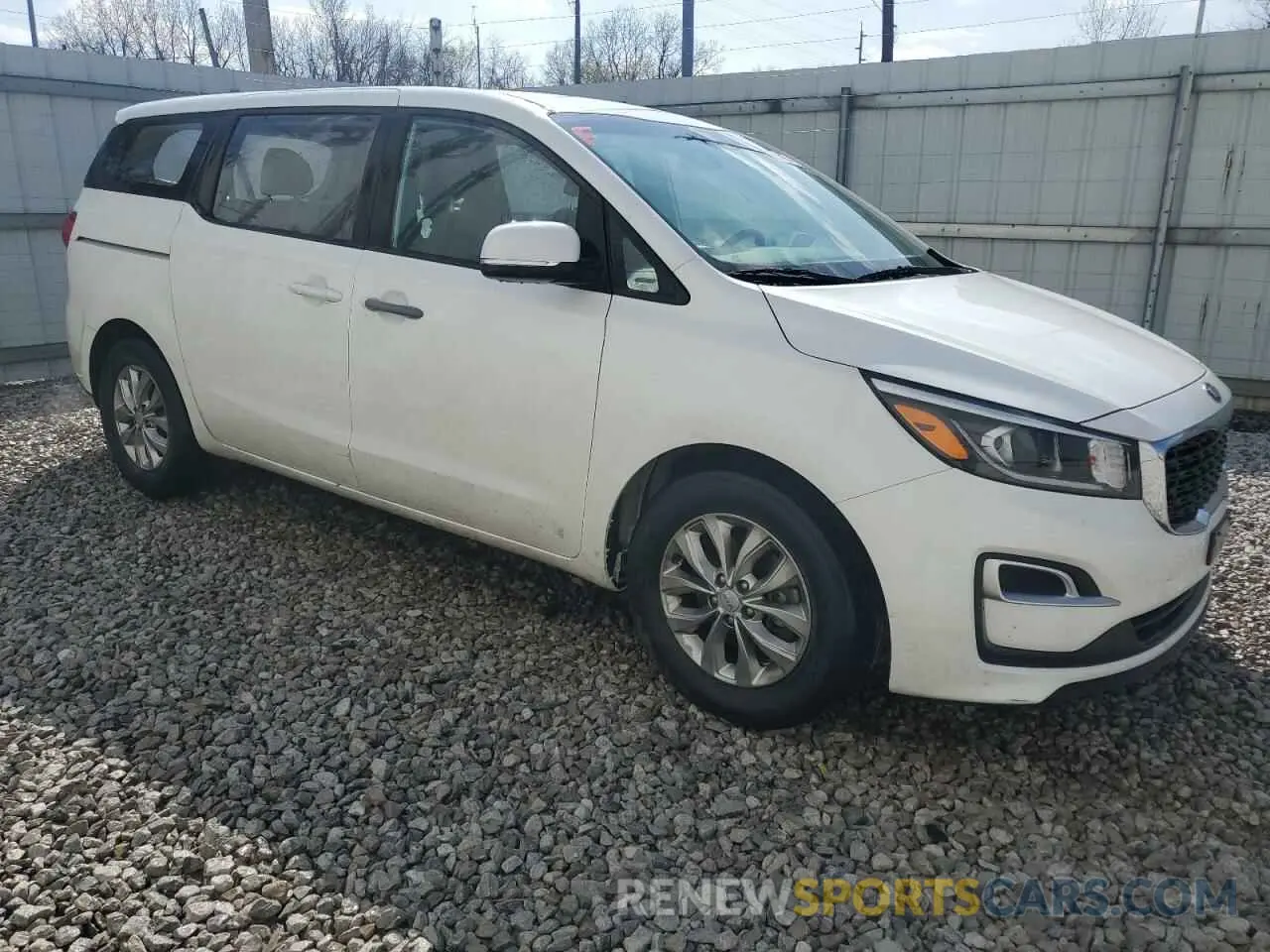 4 Photograph of a damaged car KNDMA5C11K6522328 KIA SEDONA 2019