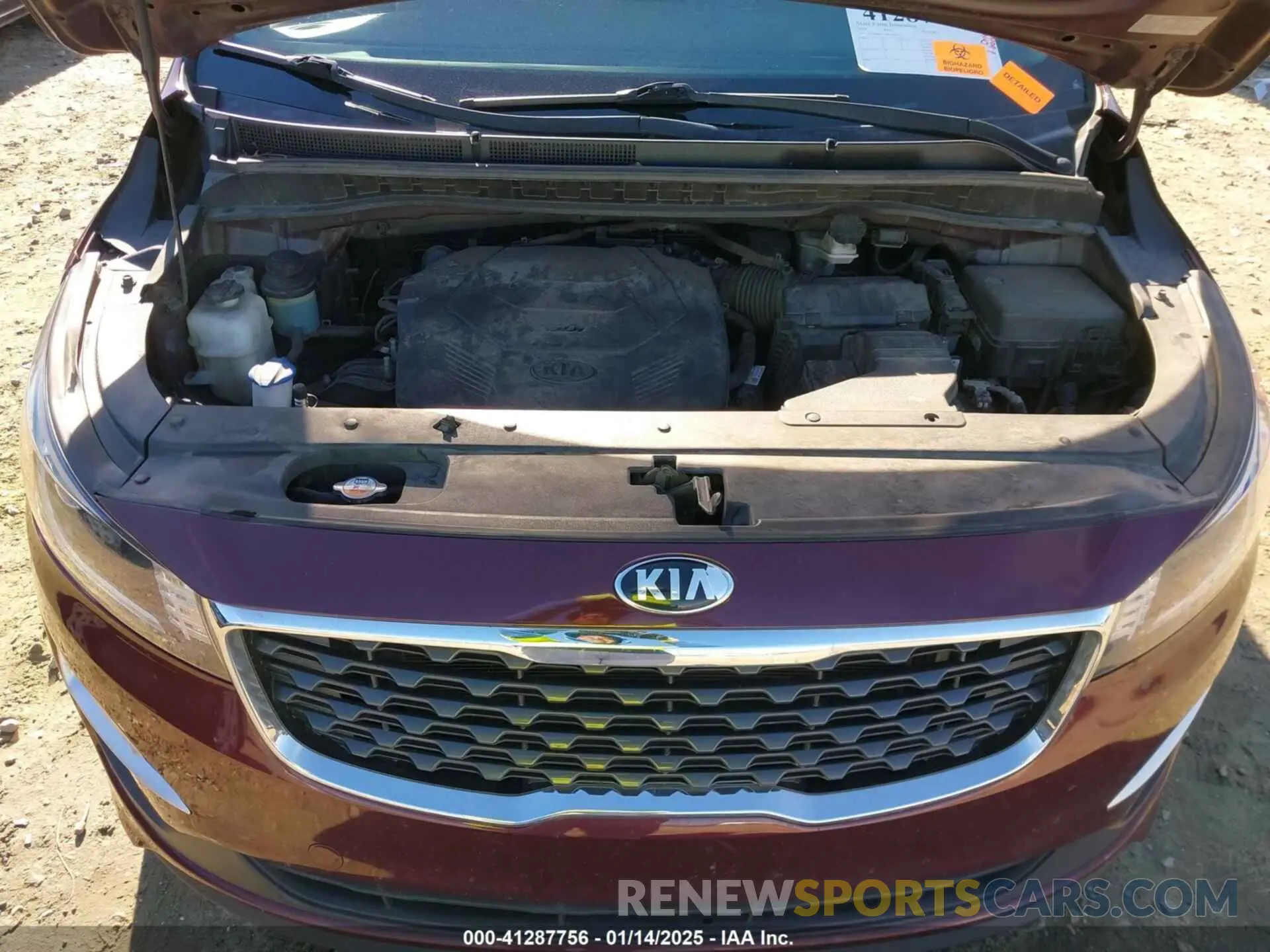 10 Photograph of a damaged car KNDMB5C13K6540035 KIA SEDONA 2019