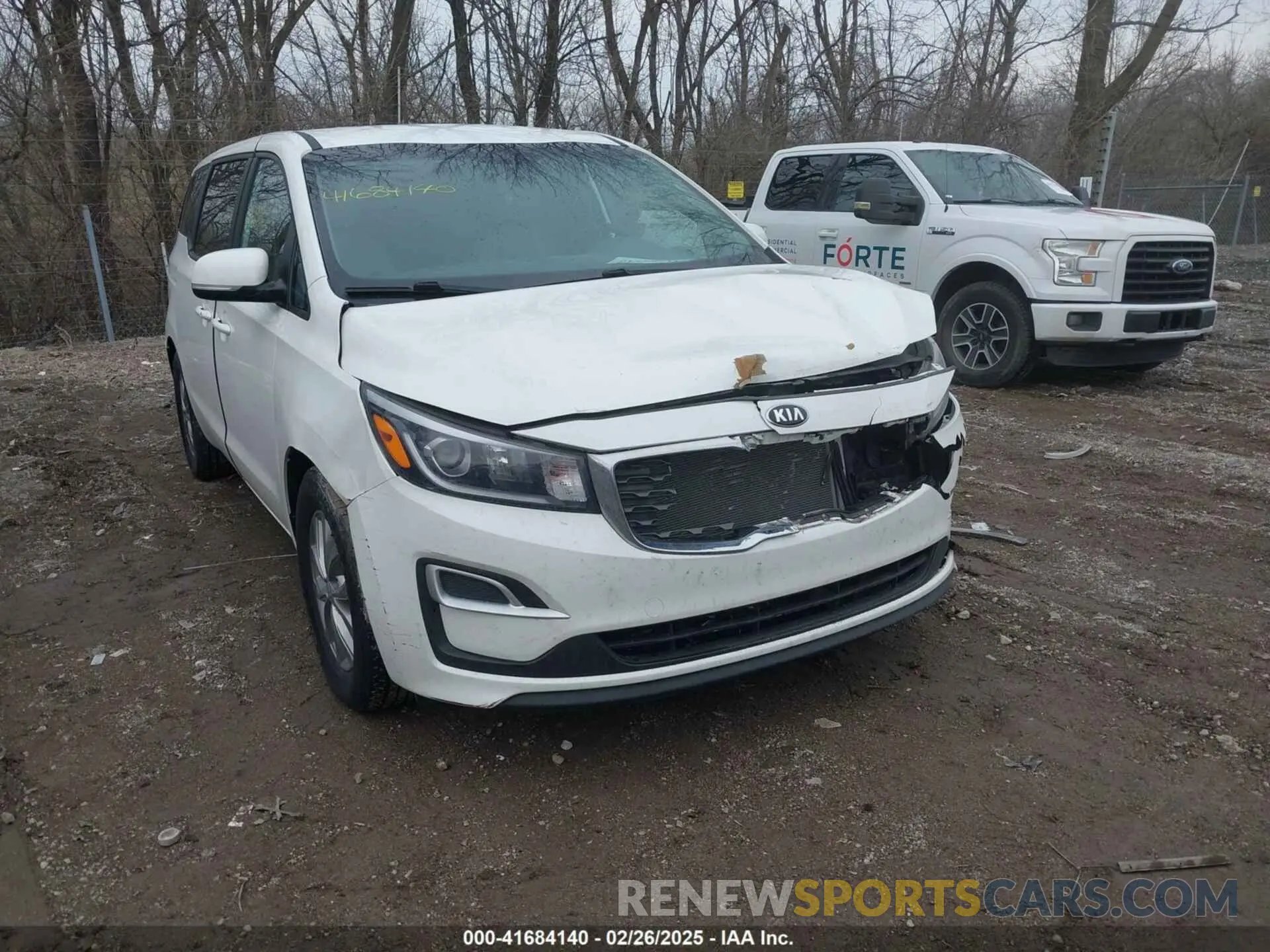 1 Photograph of a damaged car KNDMB5C19M6662112 KIA SEDONA 2021