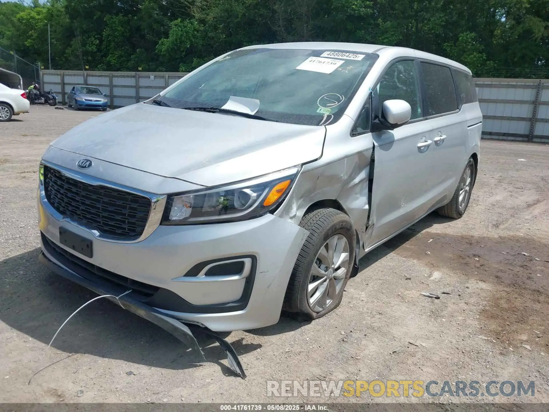 2 Photograph of a damaged car KNDMB5C1XM6667206 KIA SEDONA 2021
