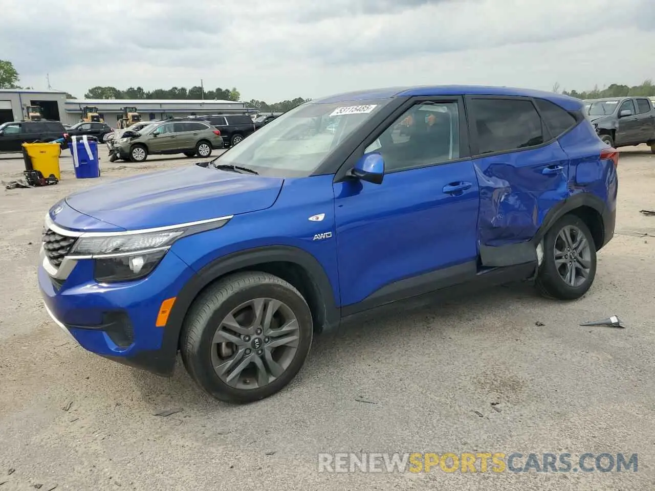 1 Photograph of a damaged car KNDEPCAA0M7045754 KIA SELTOS 2021
