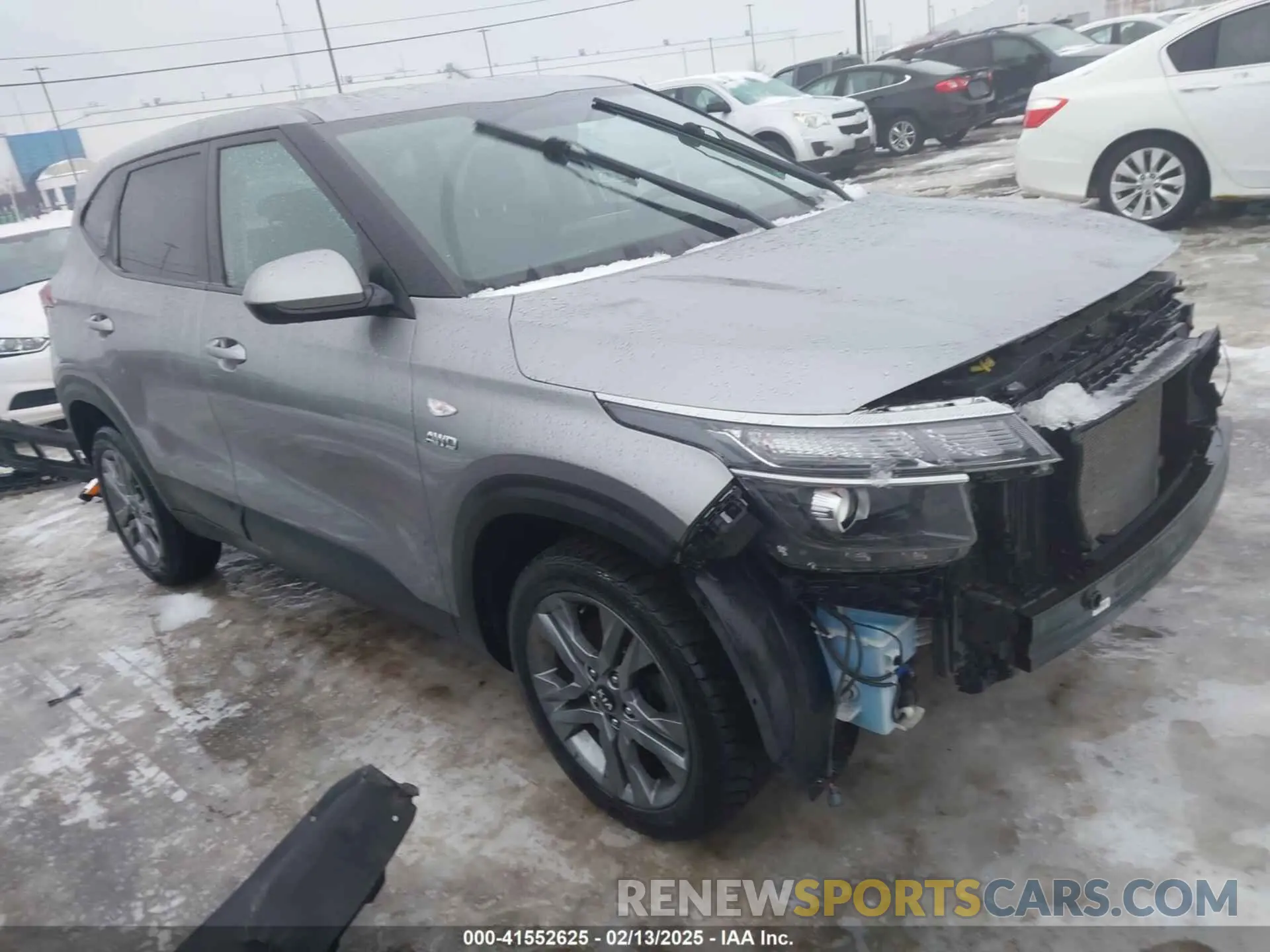 1 Photograph of a damaged car KNDEPCAA3M7186298 KIA SELTOS 2021