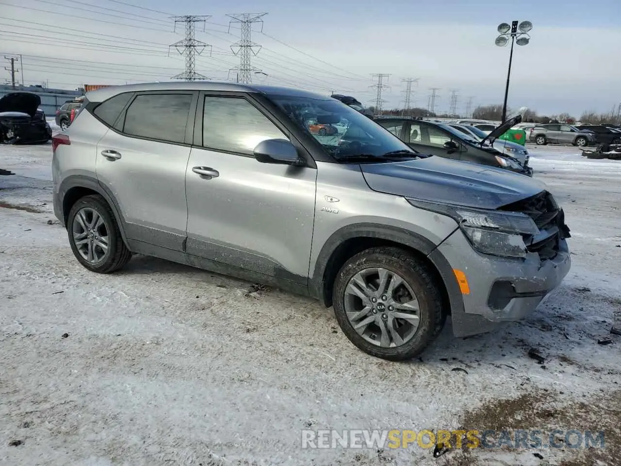 4 Photograph of a damaged car KNDEPCAA5M7093010 KIA SELTOS 2021