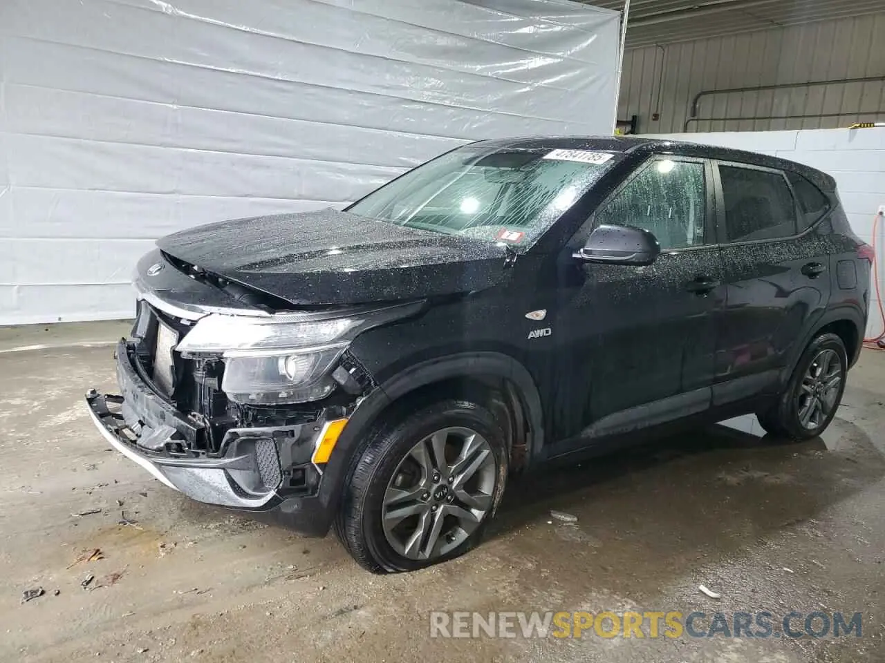 1 Photograph of a damaged car KNDEPCAA5M7162830 KIA SELTOS 2021