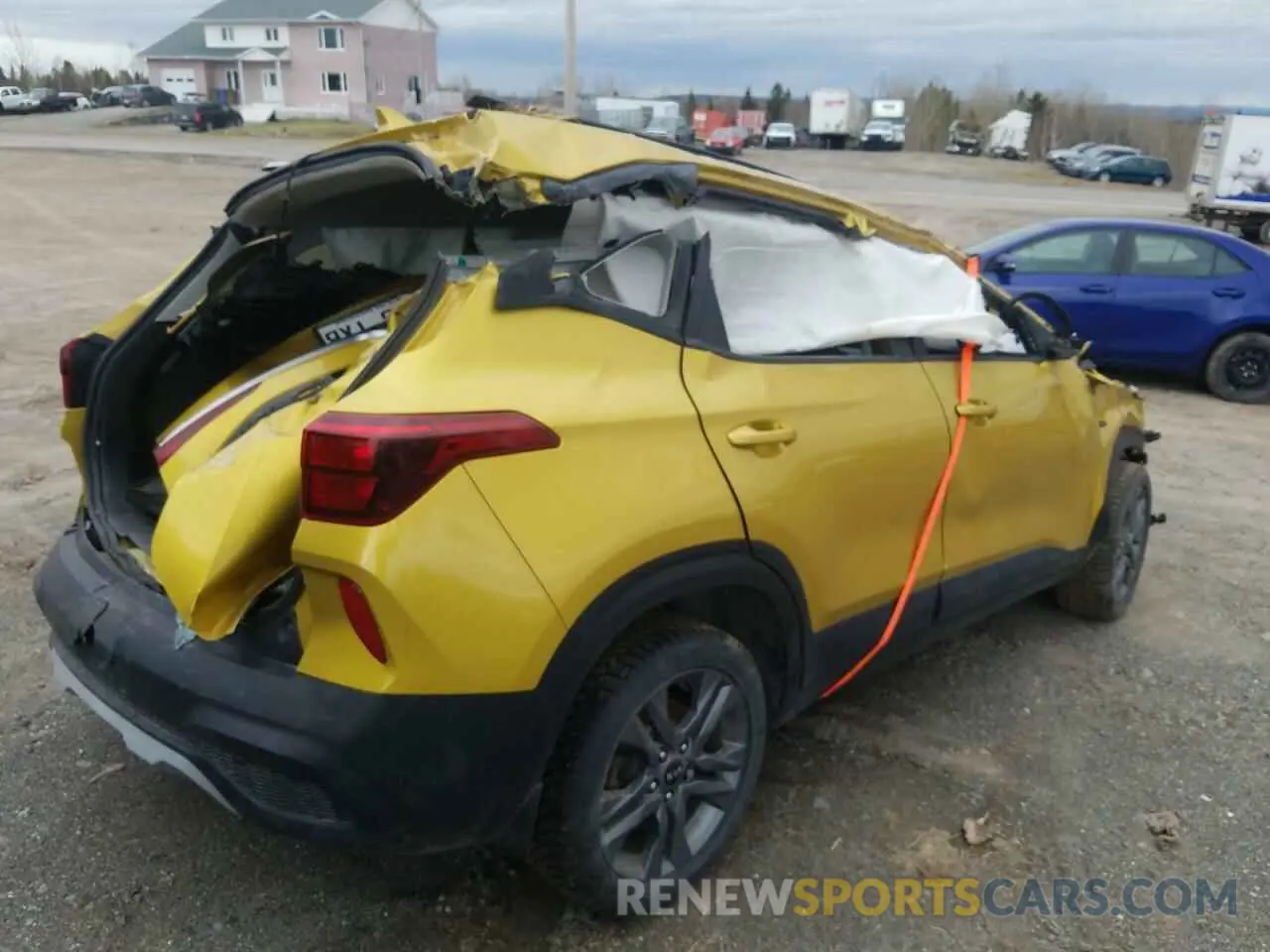 3 Photograph of a damaged car KNDEPCAA6M7153716 KIA SELTOS 2021