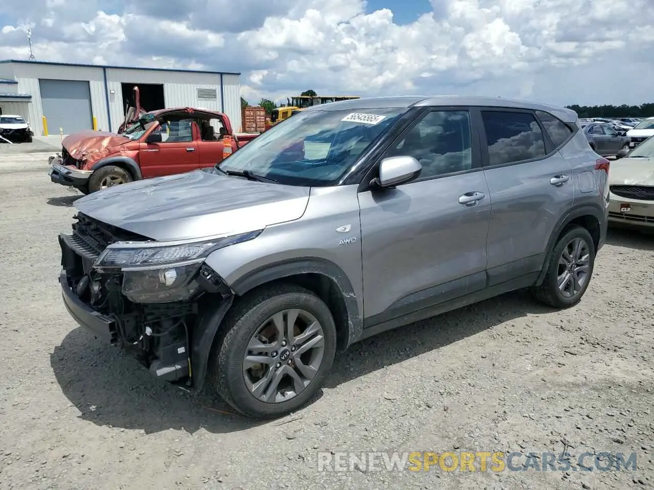 1 Photograph of a damaged car KNDEPCAA6M7172430 KIA SELTOS 2021