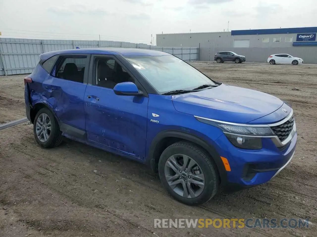 4 Photograph of a damaged car KNDEPCAA6M7176235 KIA SELTOS 2021