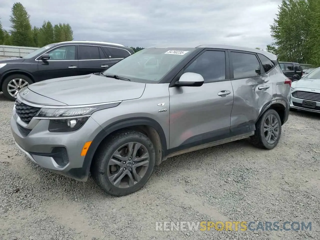 1 Photograph of a damaged car KNDEPCAA7M7046223 KIA SELTOS 2021