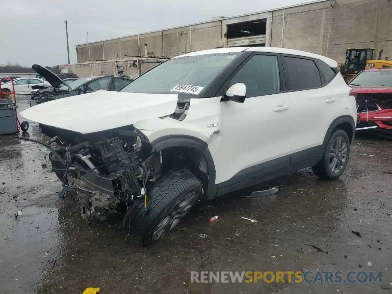 1 Photograph of a damaged car KNDEPCAA8M7226617 KIA SELTOS 2021