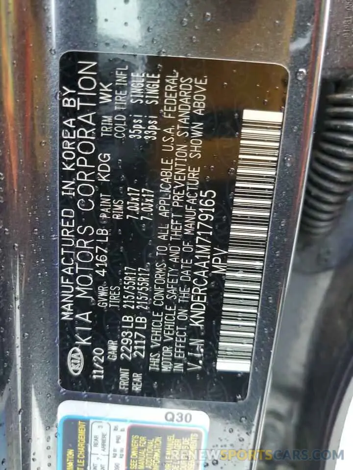 14 Photograph of a damaged car KNDERCAA1M7179165 KIA SELTOS 2021