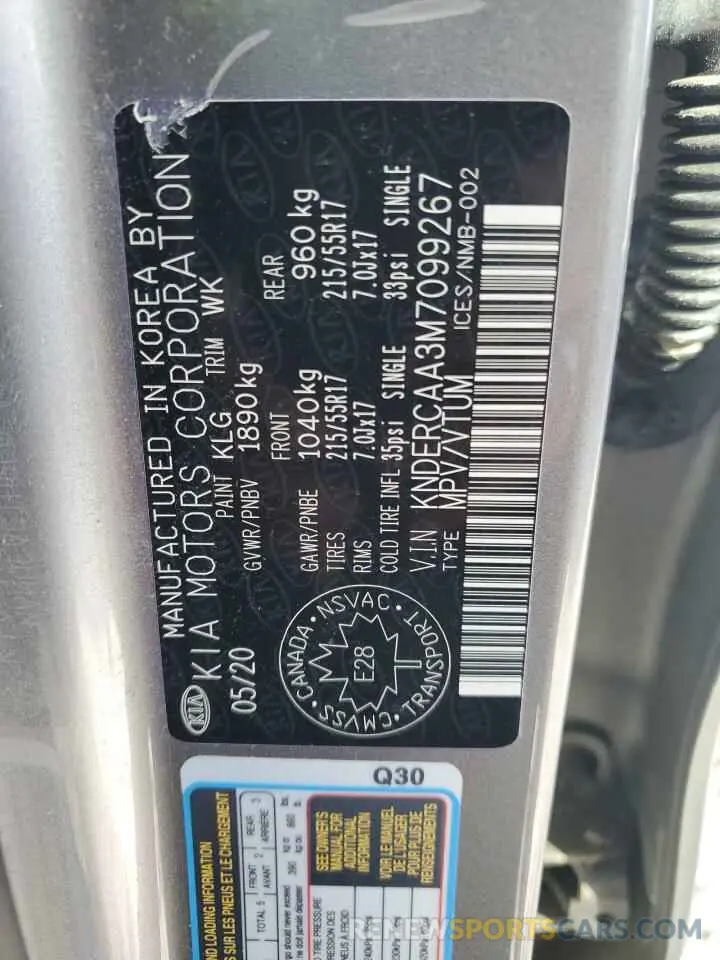 14 Photograph of a damaged car KNDERCAA3M7099267 KIA SELTOS 2021