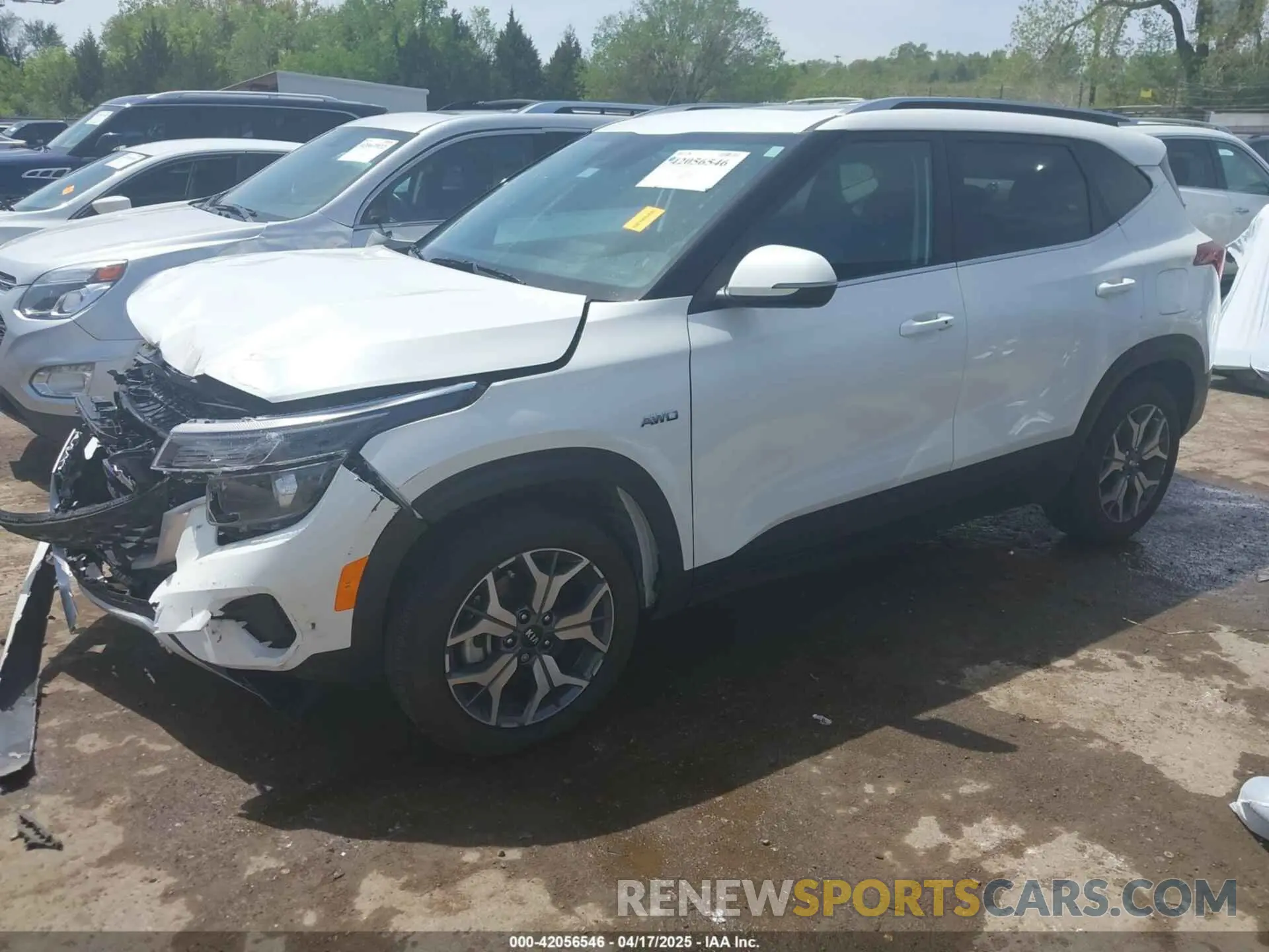 2 Photograph of a damaged car KNDERCAA3M7229080 KIA SELTOS 2021