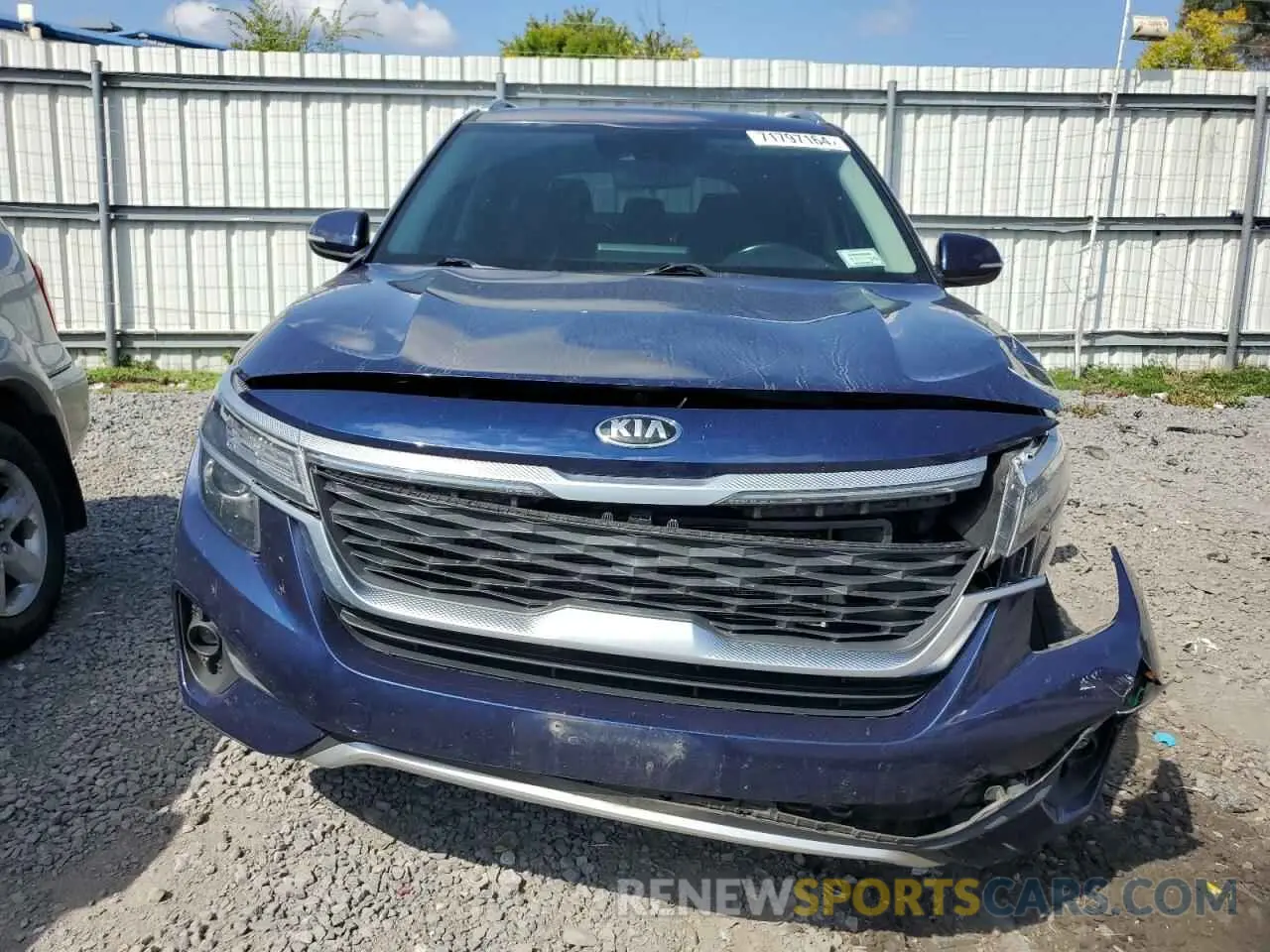 5 Photograph of a damaged car KNDERCAA6M7040987 KIA SELTOS 2021